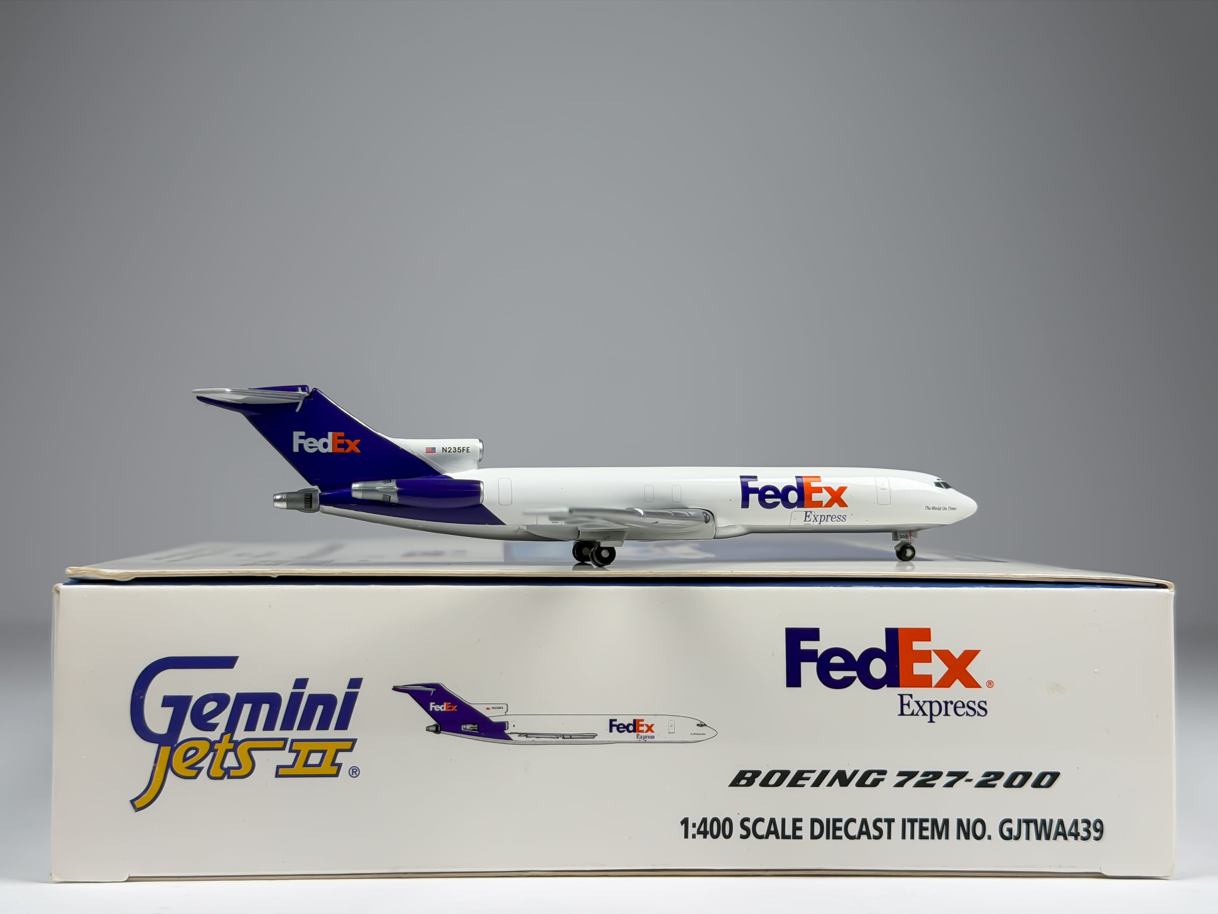 FedEx Express Boeing 727-200 1:400 Gemini Jets N235FE (GJFDX439)
