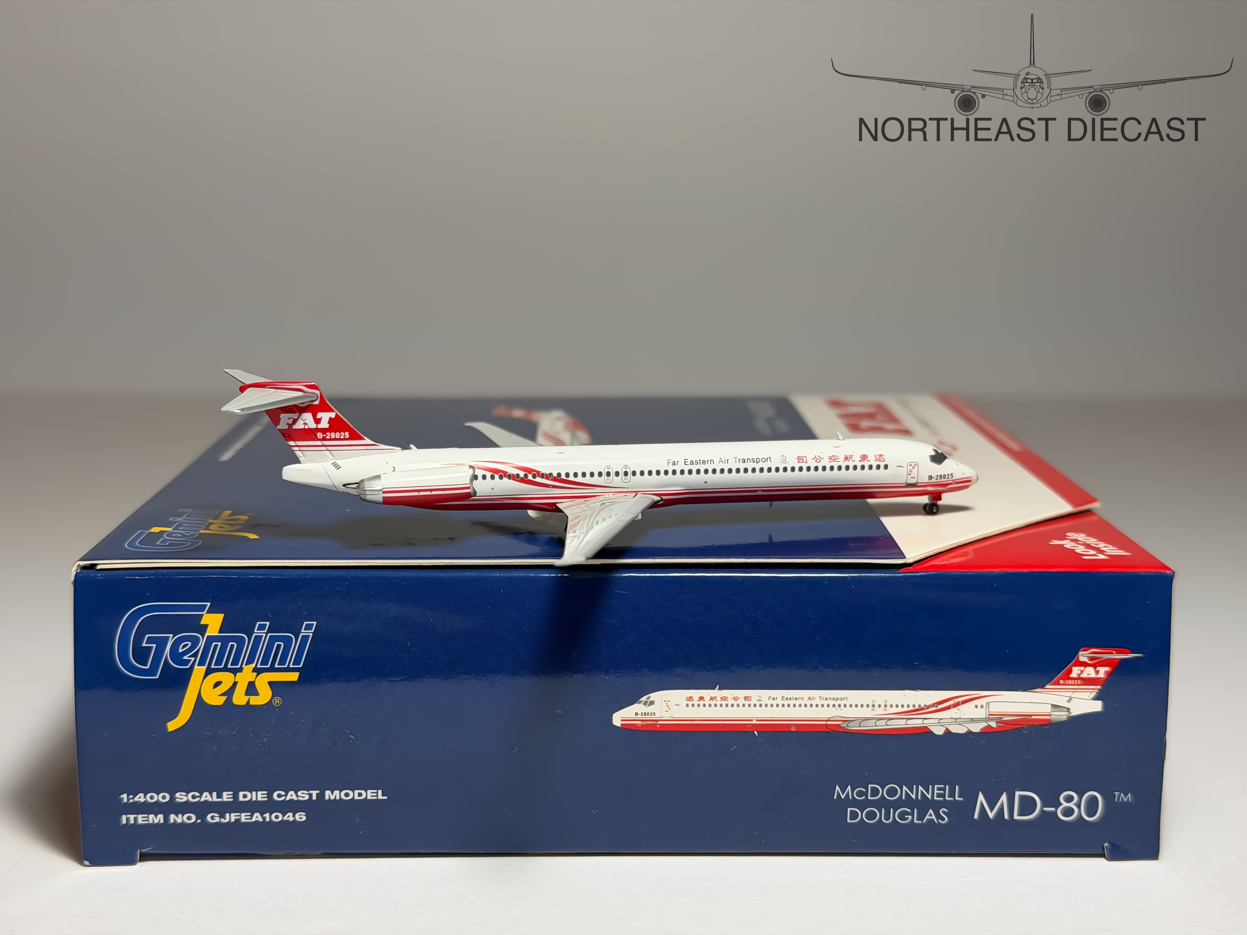 McDonnell Douglas MD-80 Diecast Aircraft Models · Northeast Diecast