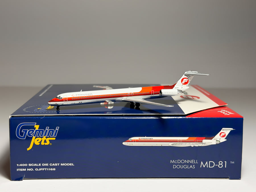 Frontier McDonnell Douglas MD-81 1:400 Gemini Jets N859HA (GJFFT1168)