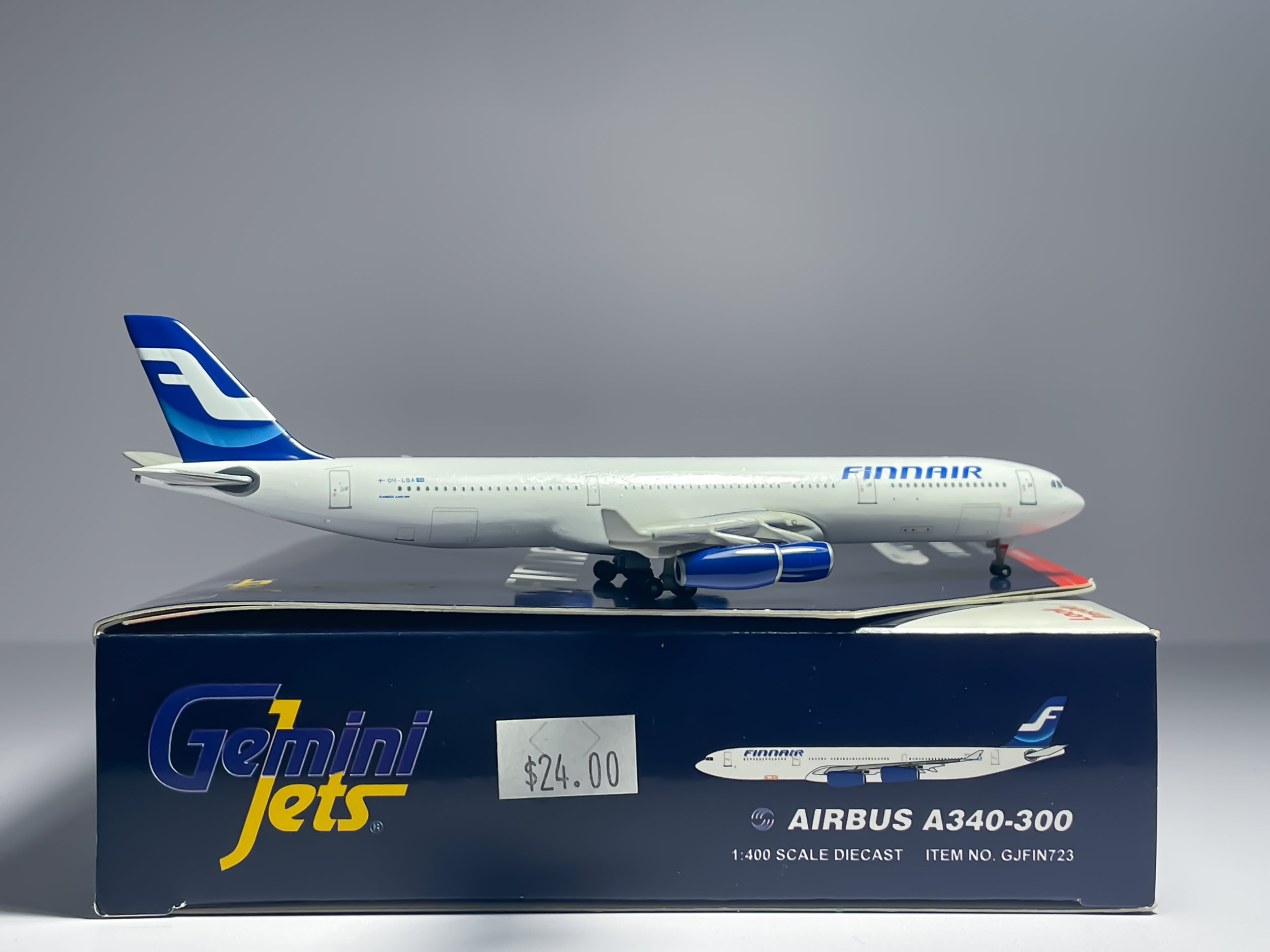 Finnair Airbus A340-300 1:400 Gemini Jets OH-LOA (GJFIN723)