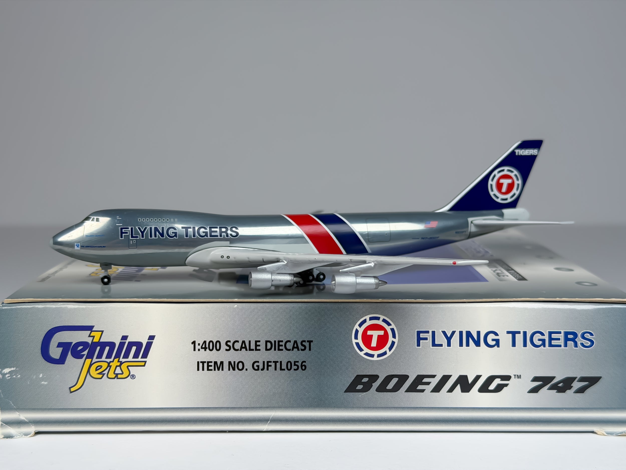 Flying Tigers Boeing 747-200F 1:400 Gemini Jets N808FT (GJFTL056)