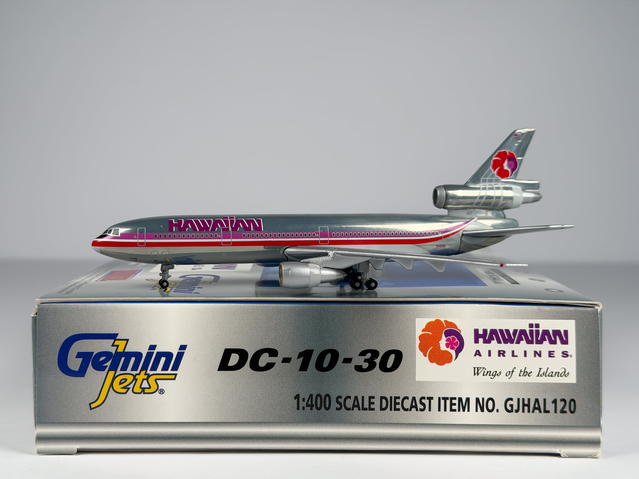 Hawaiian Airlines McDonnell Douglas DC-10-30 1:400 Gemini Jets N140AA (GJHAL120)