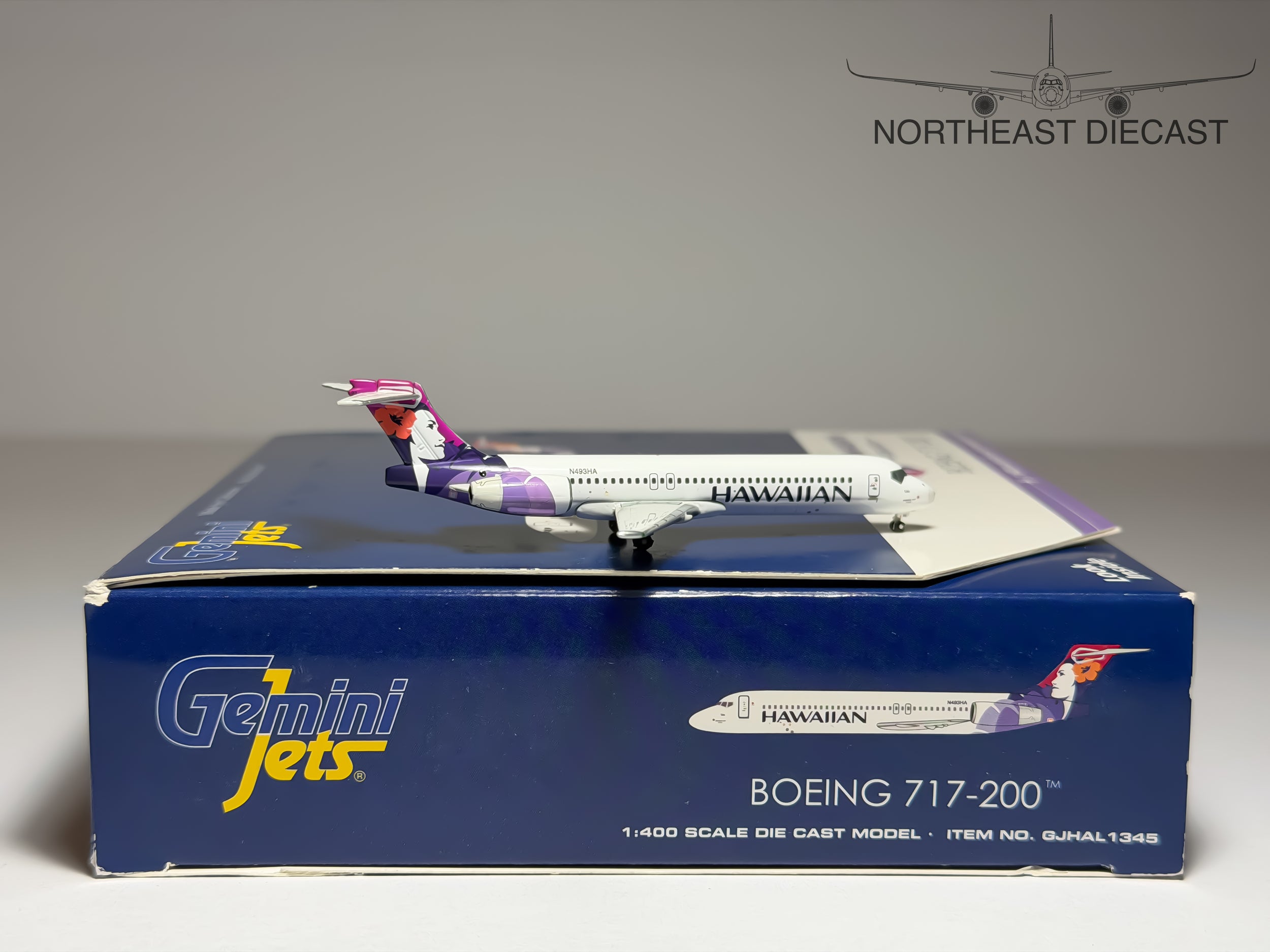 Hawaiian Airlines Boeing 717-200 1:400 Gemini Jets N493HA (GJHAL1345)