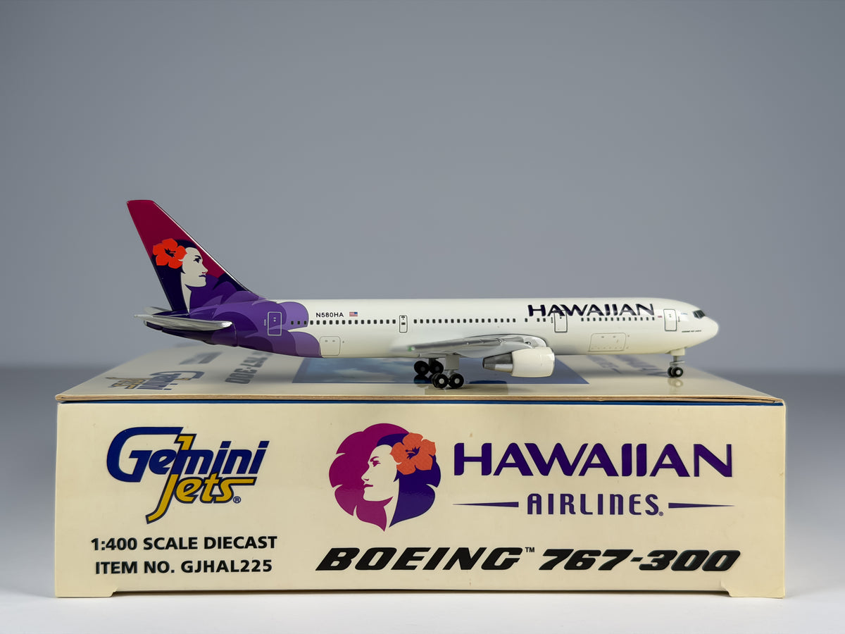 Hawaiian Airlines Boeing 767-300 1:400 Gemini Jets N580HA (GJHAL225)