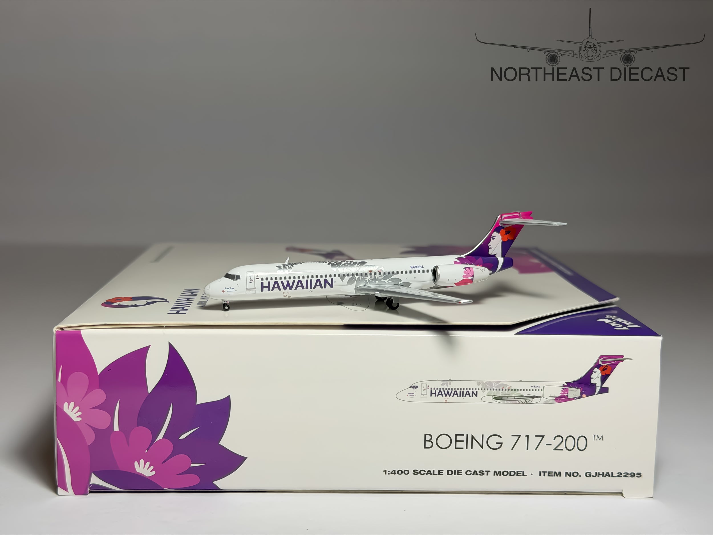 Hawaiian Airlines Boeing 717-200 1:400 Gemini Jets N492HA (GJHAL2295)