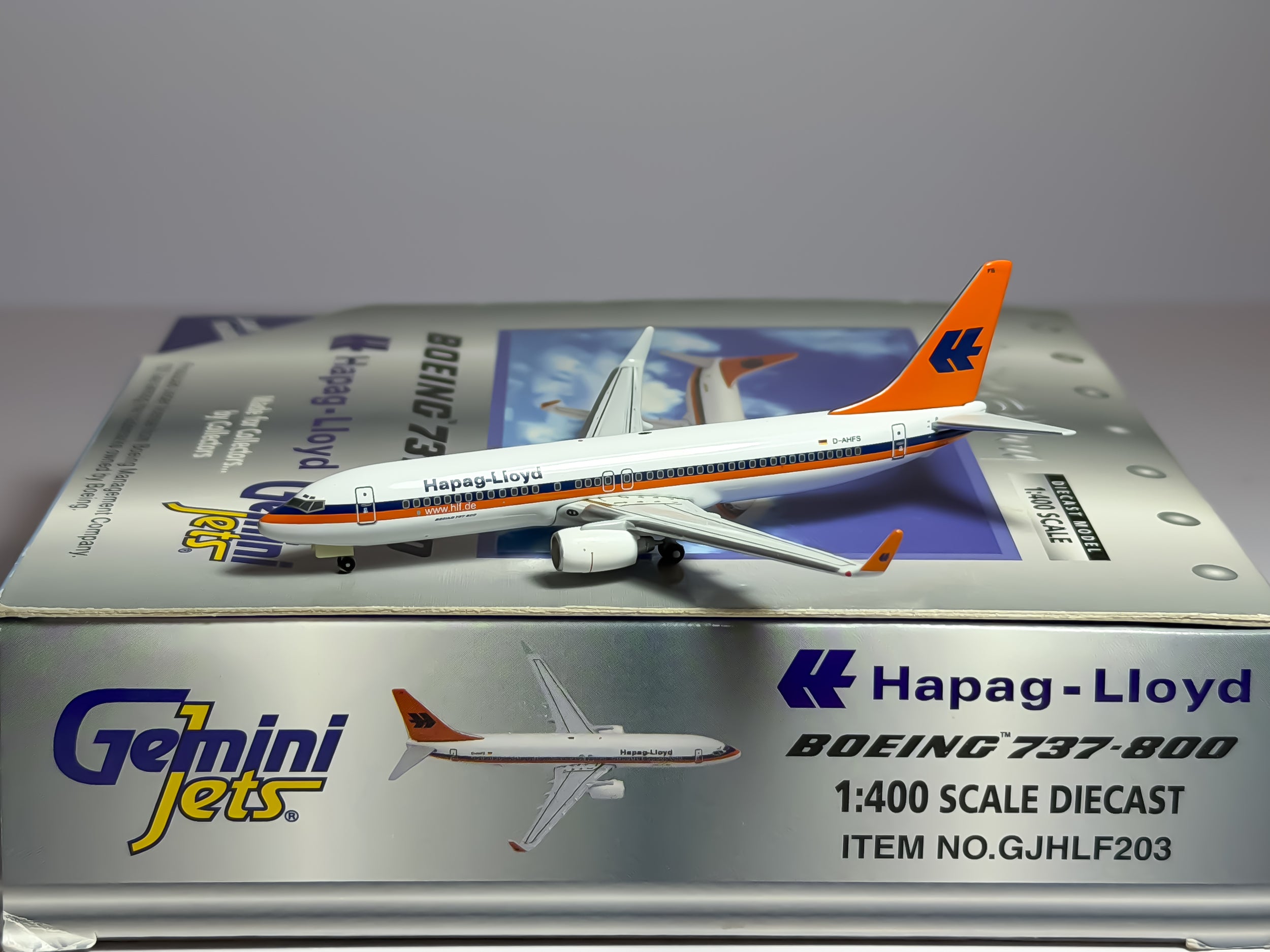 Hapag-Lloyd Flug Boeing 737-800 1:400 Gemini Jets D-AHFS (GJHLF203)
