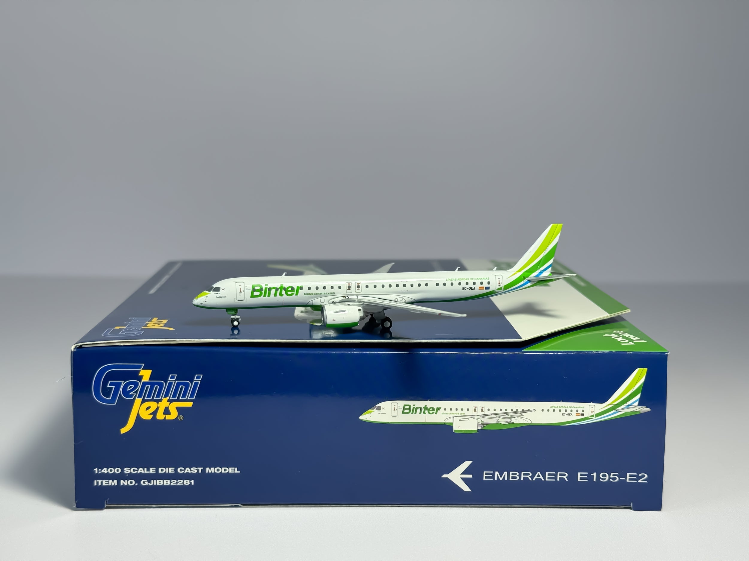 Binter Canarias Embraer E195-E2 1:400 Gemini Jets EC-OEA (GJIBB2281)