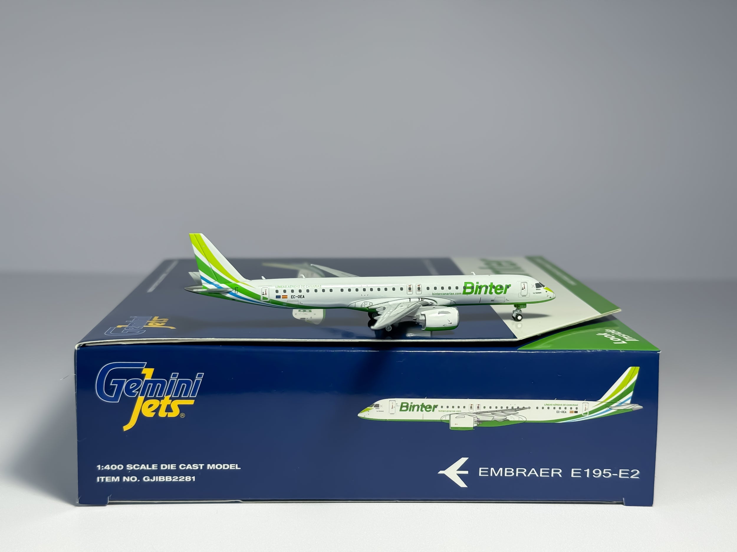 Binter Canarias Embraer E195-E2 1:400 Gemini Jets EC-OEA (GJIBB2281)