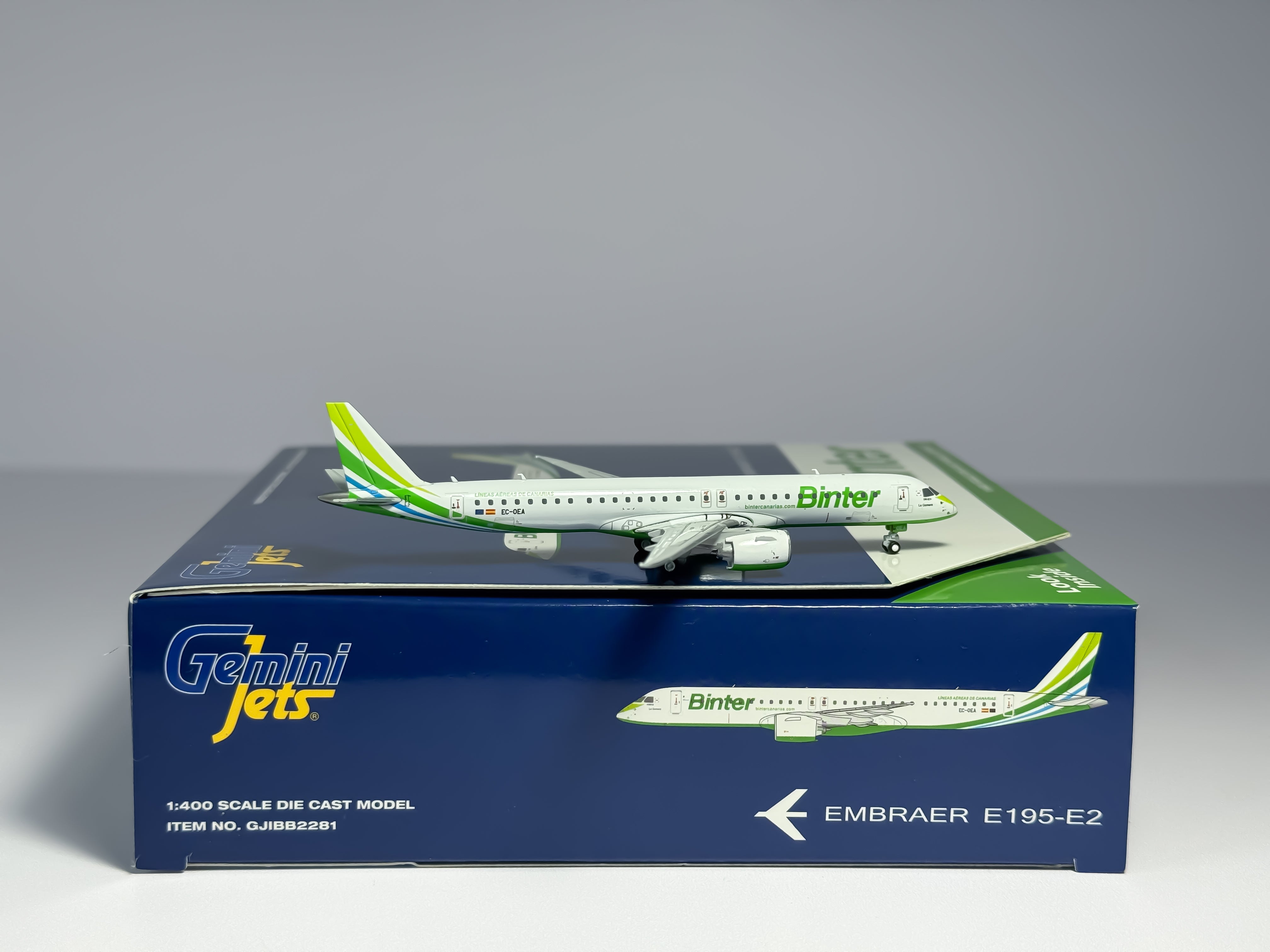 Binter Canarias Embraer E195-E2 1:400 Gemini Jets EC-OEA (GJIBB2281)