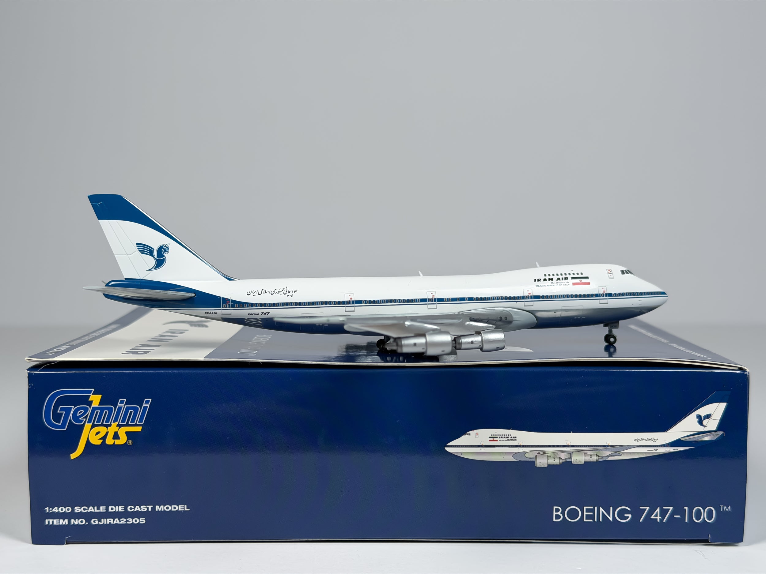 Iran Air Boeing 747-100 1:400 Gemini Jets EP-IAM (GJIRA2305)