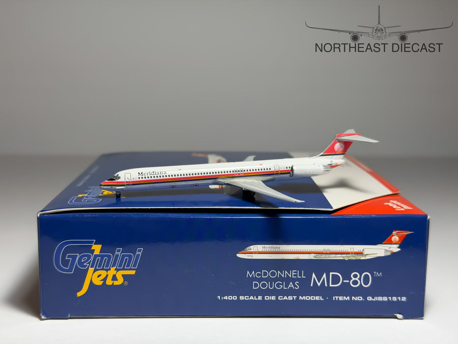 Meridiana McDonnell Douglas MD-80 1:400 Gemini Jets I-SMET (GJISS1512)