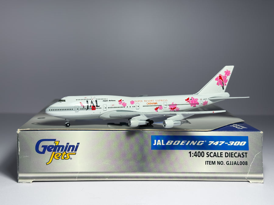 Japan Airlines (JAL) Boeing 747-300 1:400 Gemini Jets JA8187 (GJJAL008)