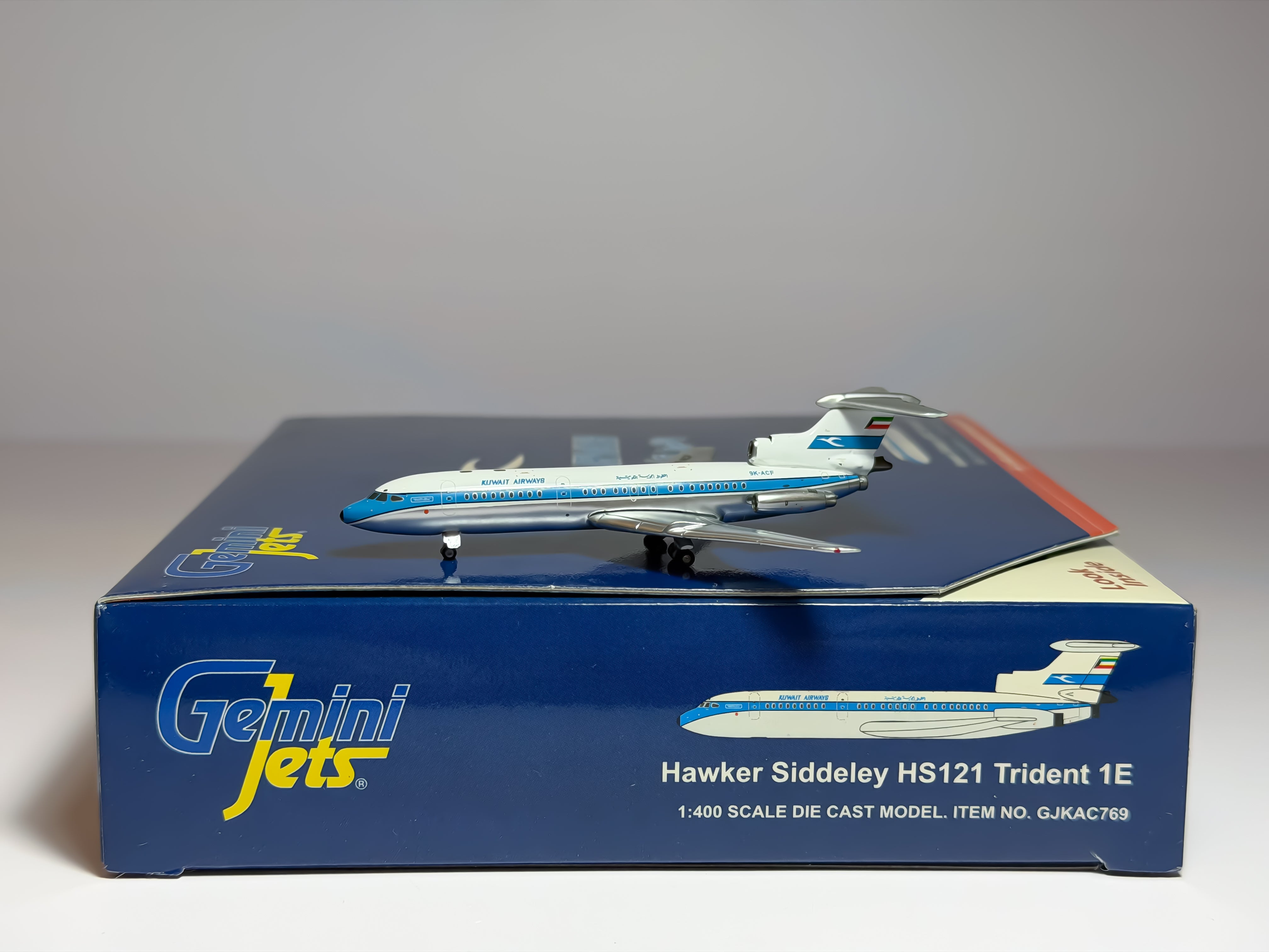 Kuwait Airways Hawker Siddeley HS-121 Trident 1:400 Gemini Jets 9K-ACF (GJKAC769)