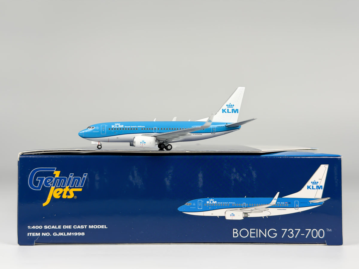 KLM Royal Dutch Boeing 737-700 1:400 Gemini Jets PH-BGI (GJKLM1998)