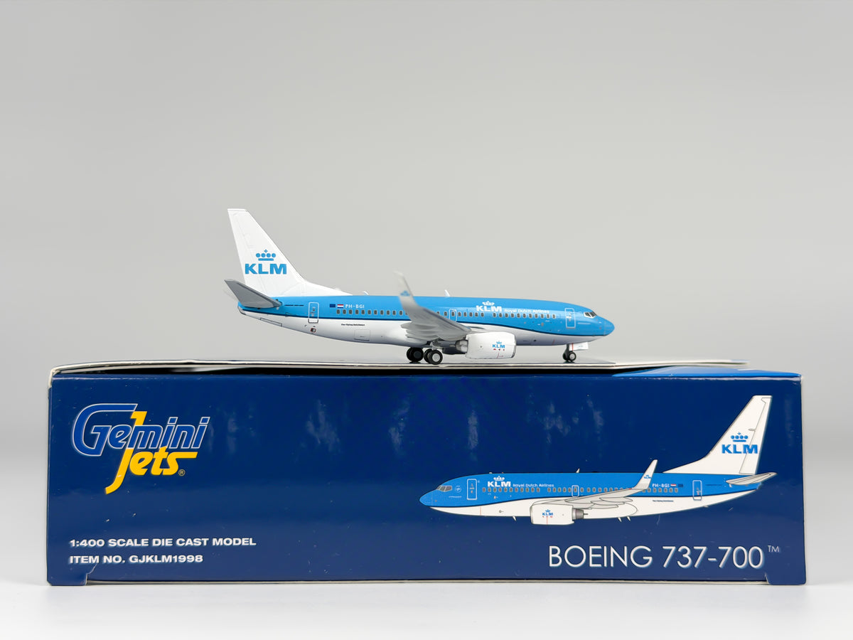 KLM Royal Dutch Boeing 737-700 1:400 Gemini Jets PH-BGI (GJKLM1998)