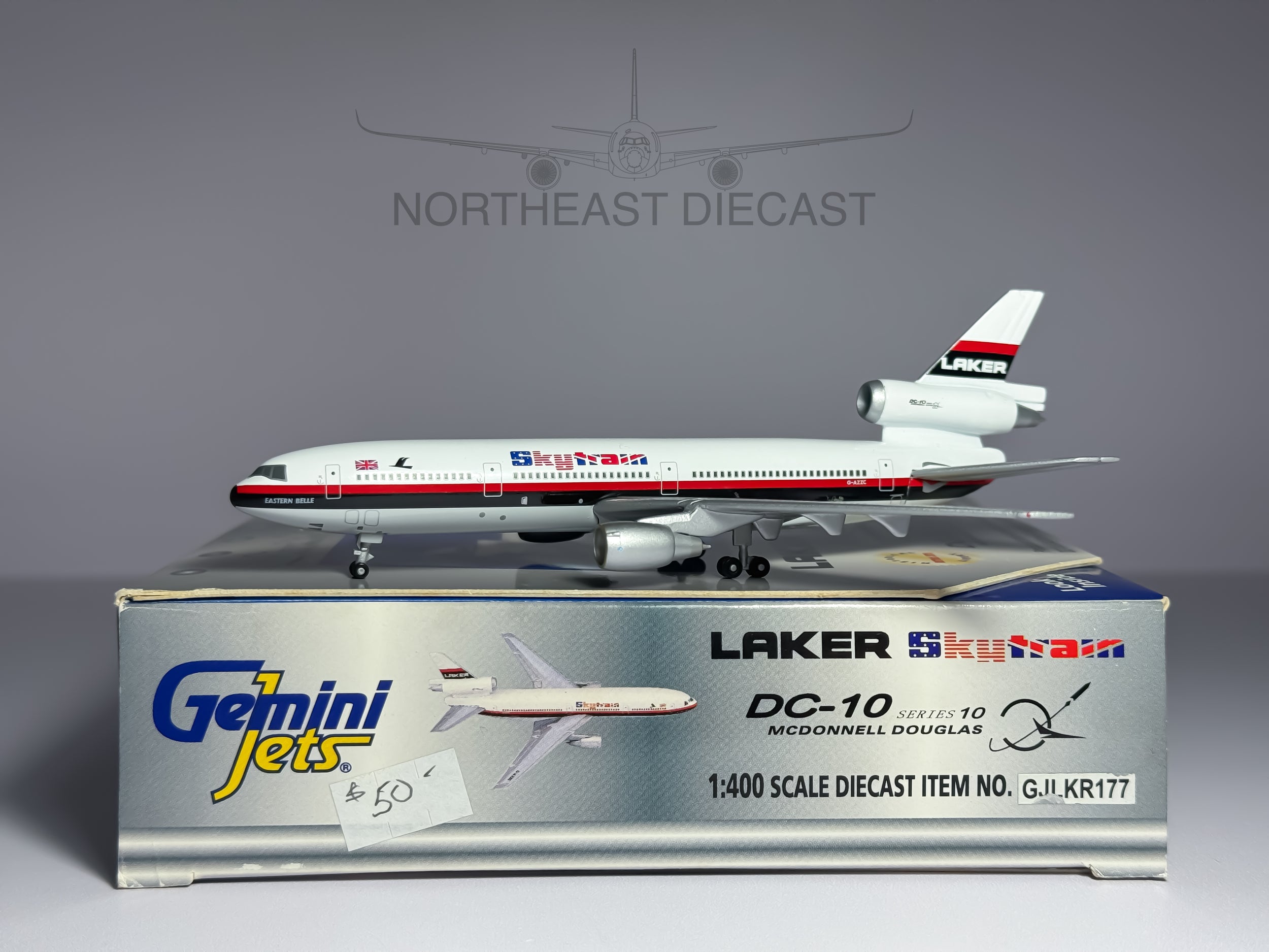 Laker Airways McDonnell Douglas DC-10-10 1:400 Gemini Jets G-AZZC (GJLKR177)