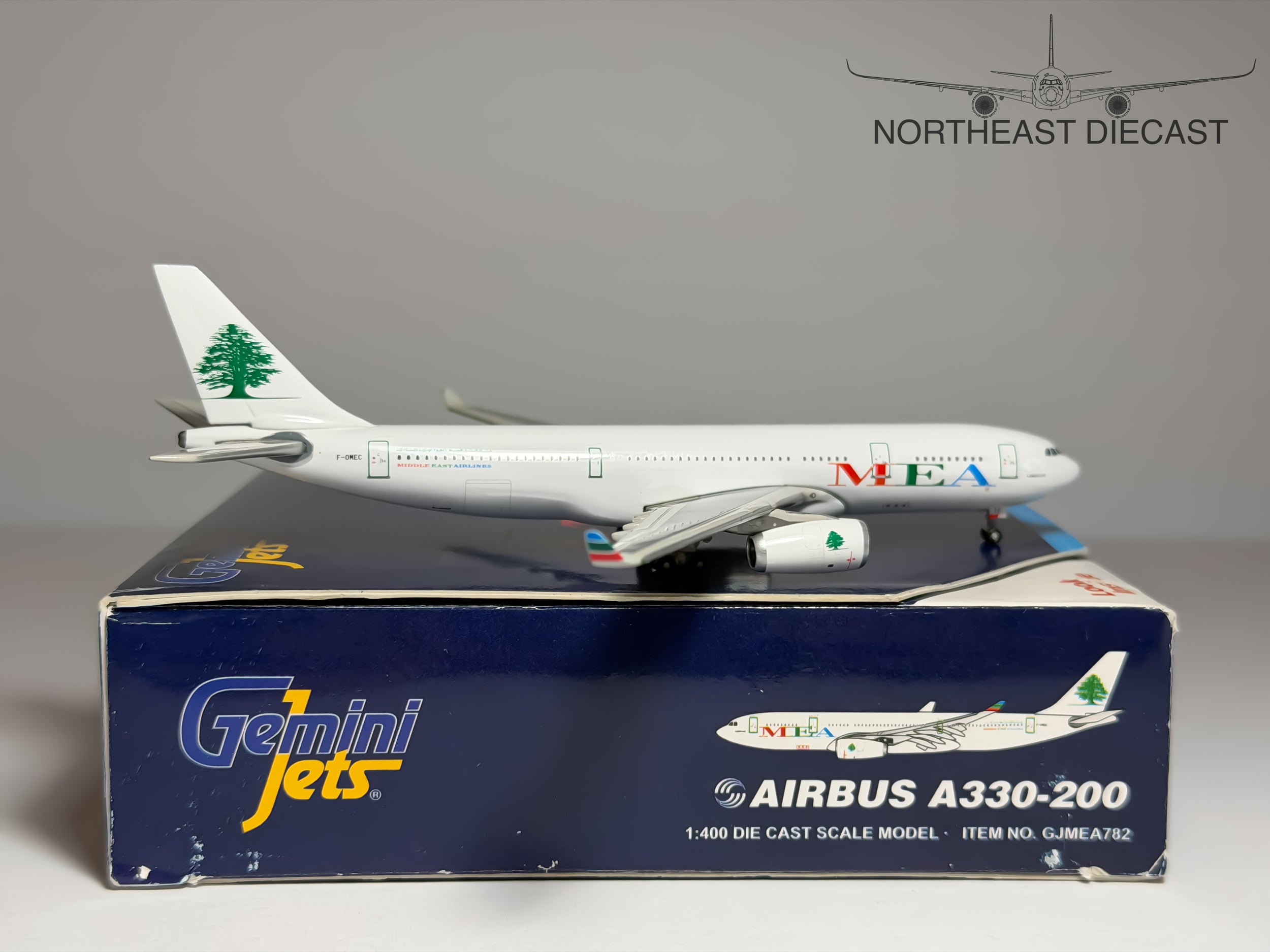 MEA Airbus A330-200 1:400 Gemini Jets F-OMEC (GJMEA782)