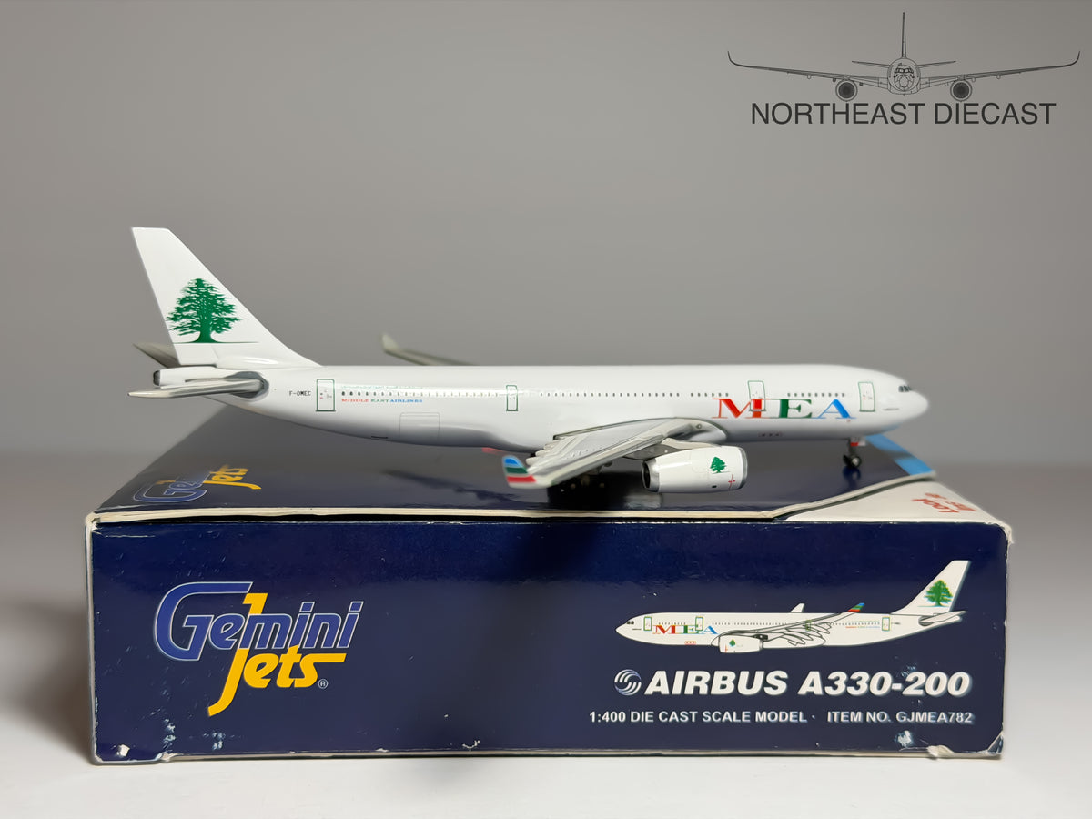 MEA Airbus A330-200 1:400 Gemini Jets F-OMEC (GJMEA782)