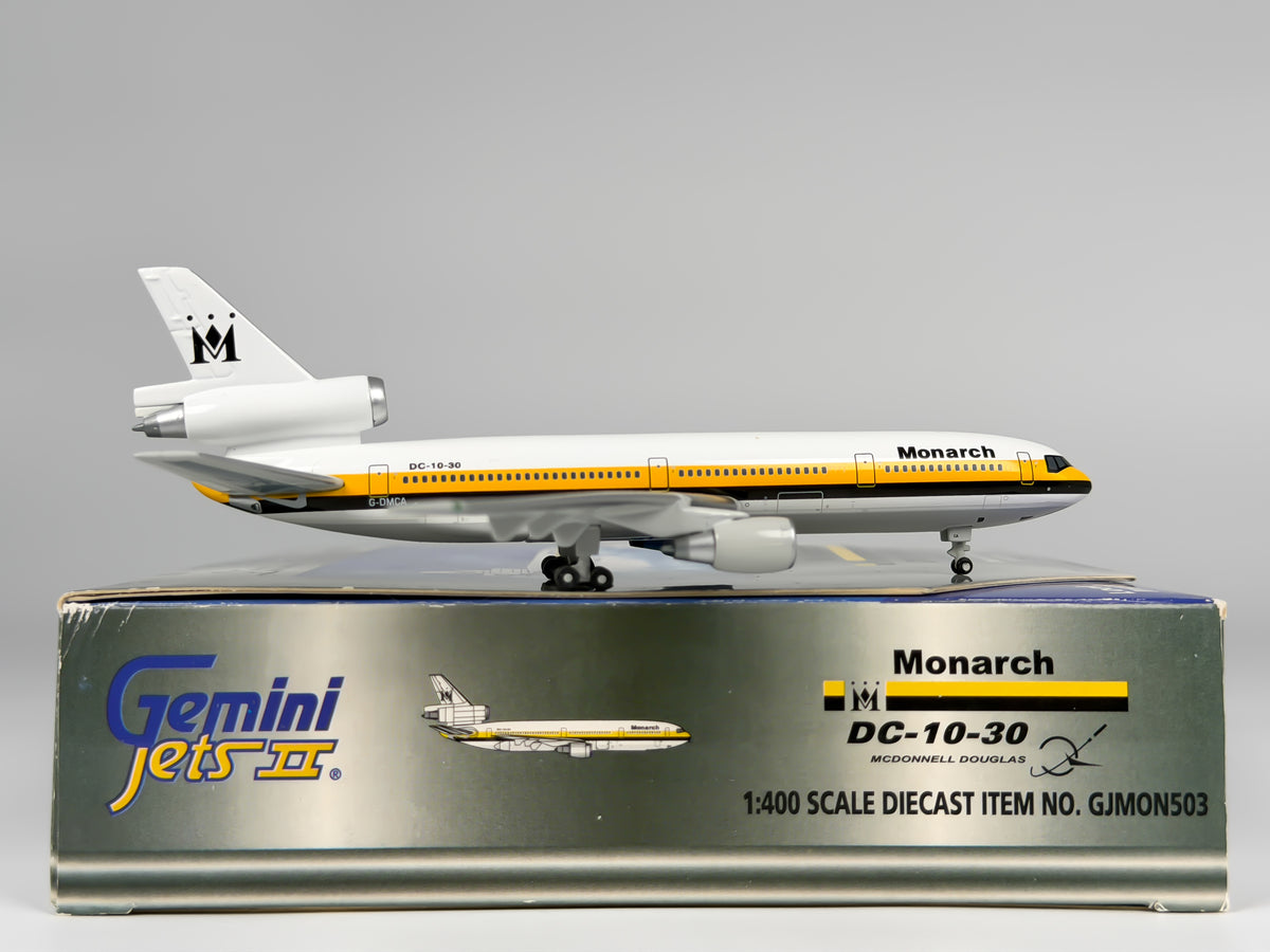 Monarch McDonnell Douglas DC-10-30 1:400 Gemini Jets G-DMCA (GJMON503)