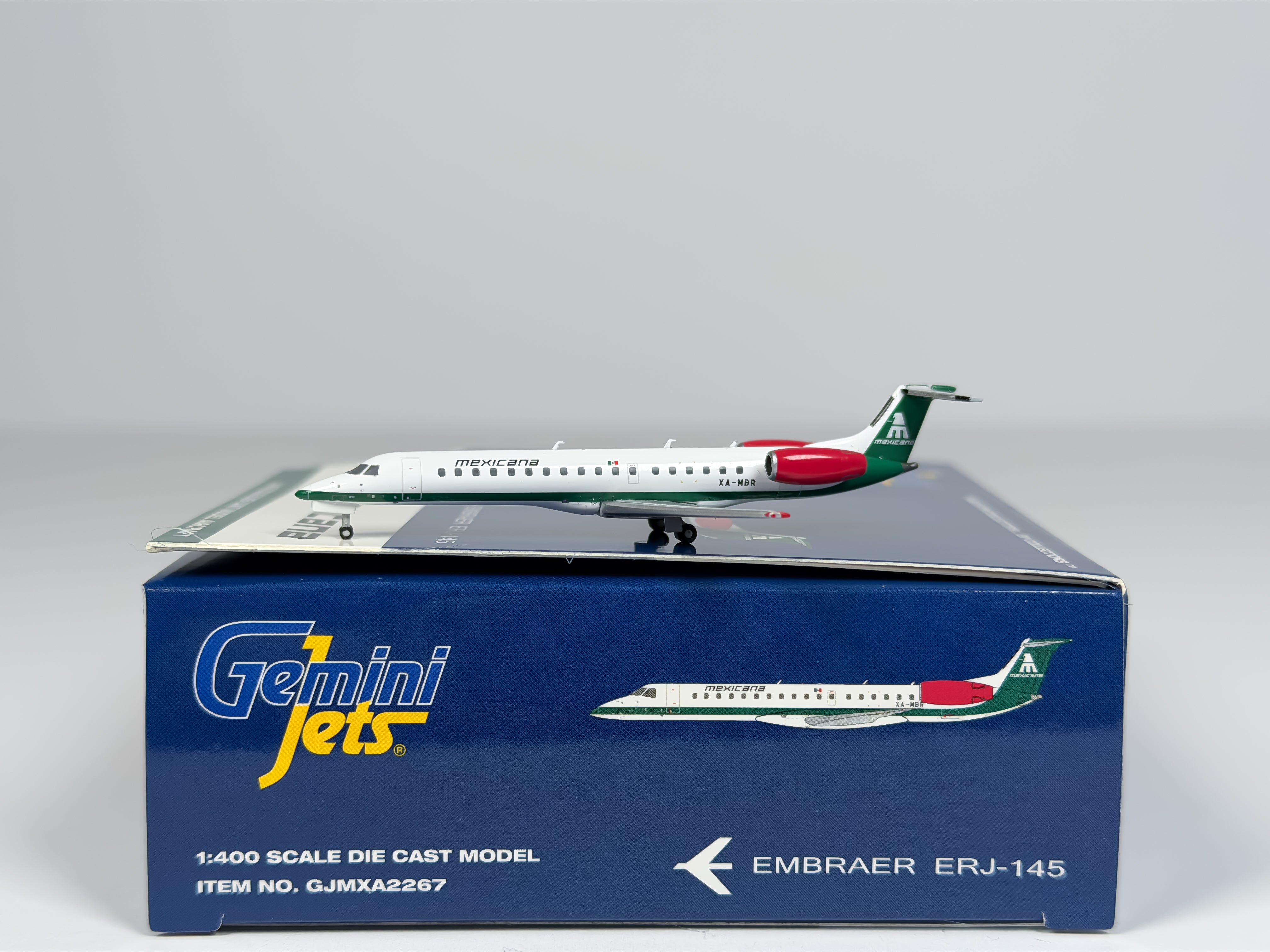 Mexicana Embraer E145 1:400 Gemini Jets XA-MBR (GJMXA2267)