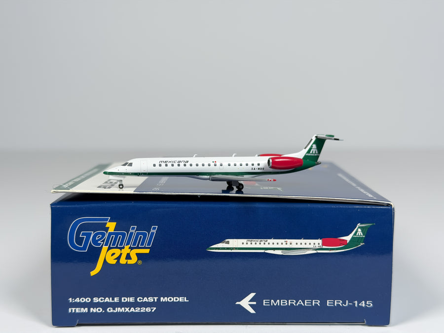 Mexicana Embraer E145 1:400 Gemini Jets XA-MBR (GJMXA2267)