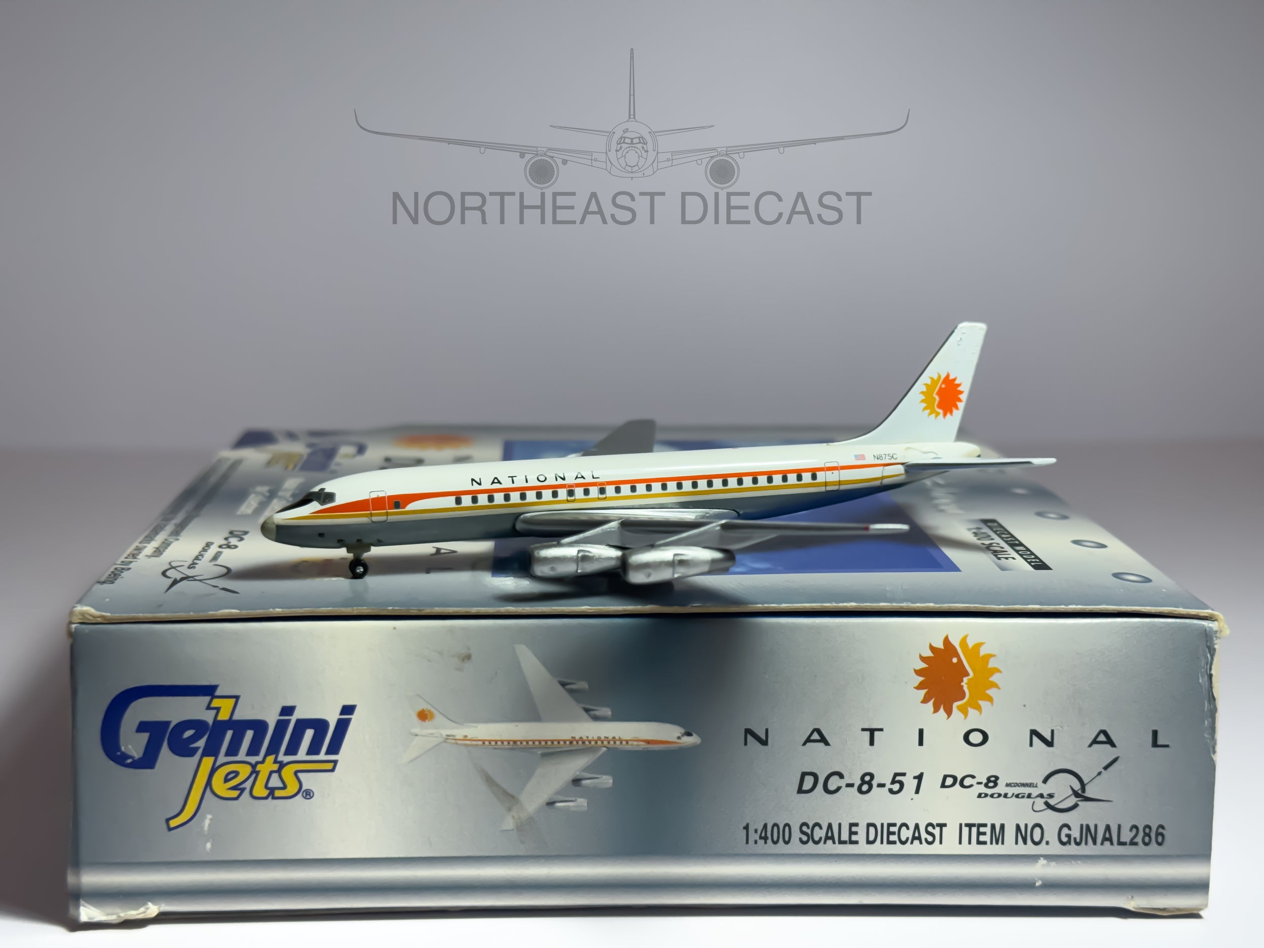 National Airlines Douglas DC-8-50 1:400 Gemini Jets N875C (GJNAL286)