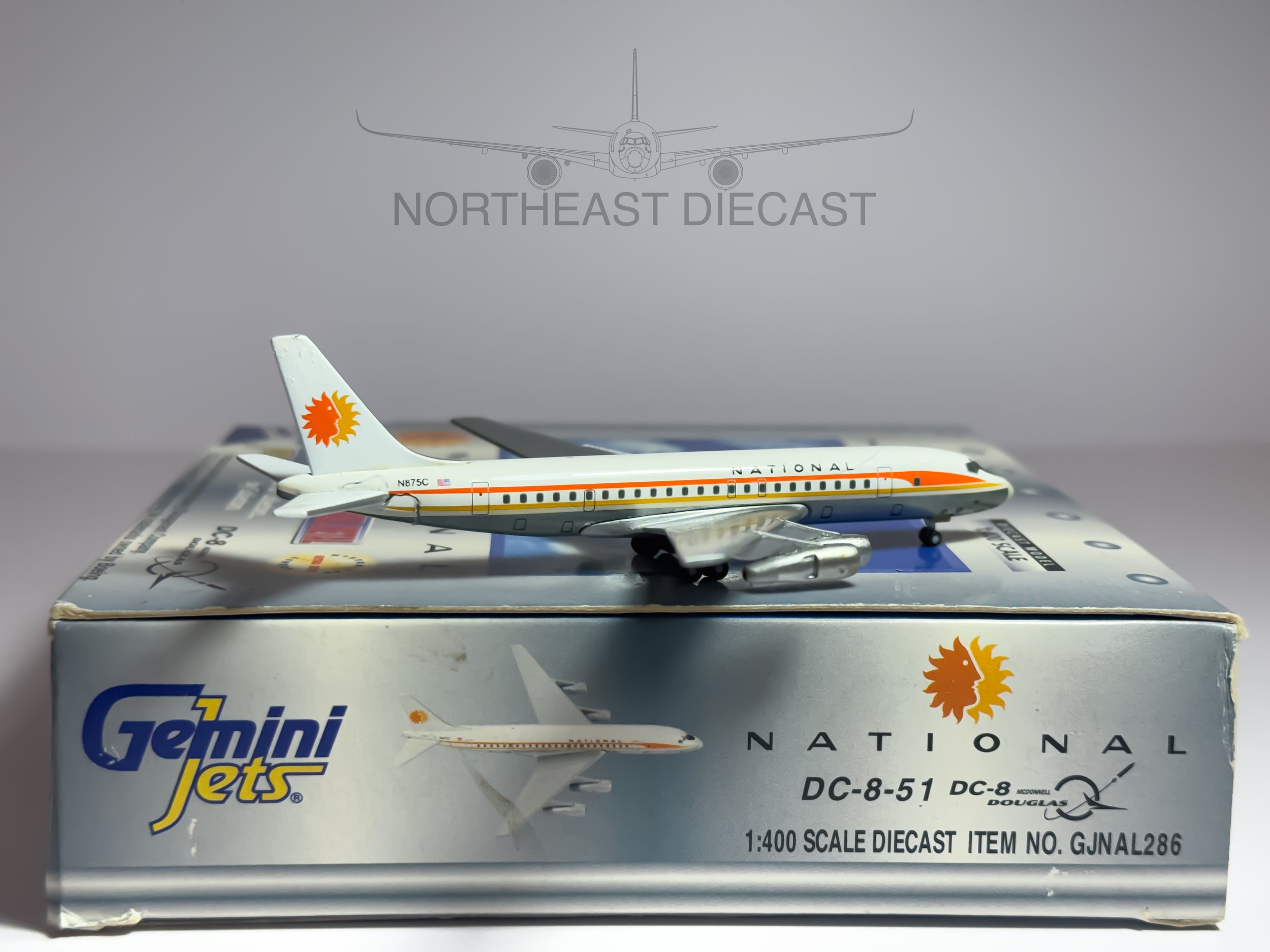 National Airlines Douglas DC-8-50 1:400 Gemini Jets N875C (GJNAL286)