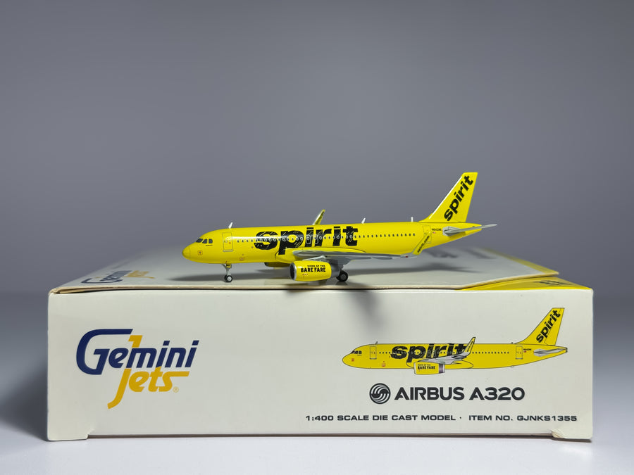 Spirit Airlines Airbus A320 1:400 Gemini Jets N642NK (GJNKS1355)