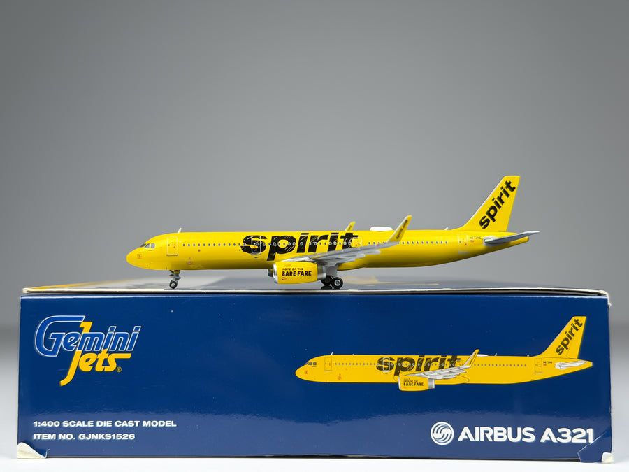 Spirit Airlines Airbus A321 1:400 Gemini Jets N672NK (GJNKS1526)