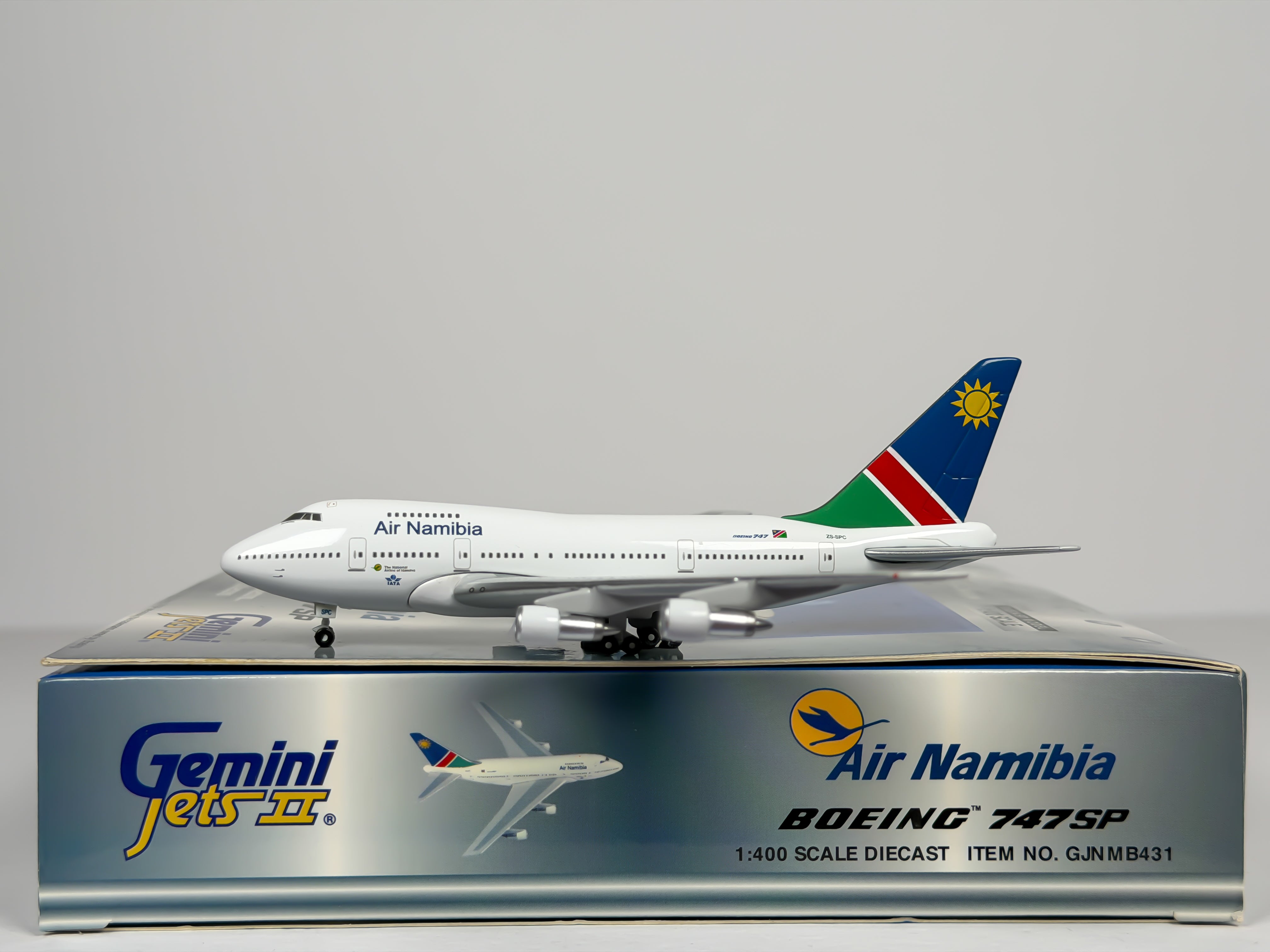 Air Namibia Boeing 747SP 1:400 Gemini Jets ZS-SPC (GJNMB431)