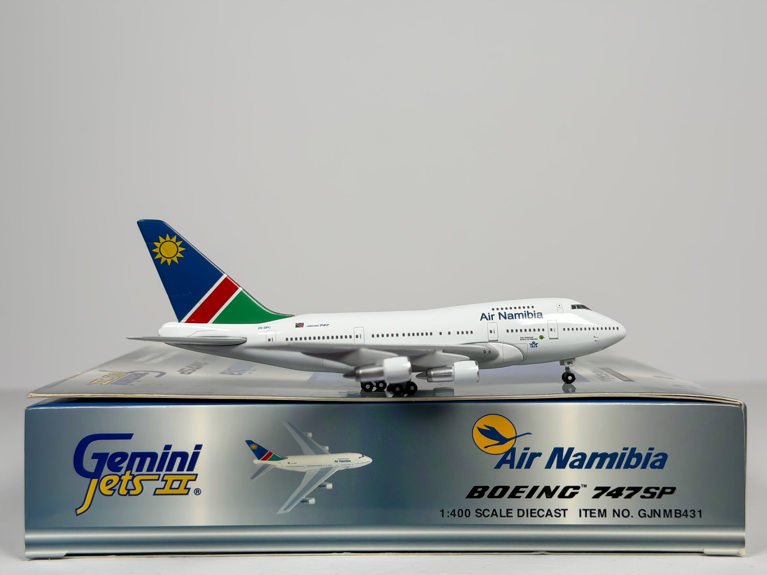 Air Namibia Boeing 747SP 1:400 Gemini Jets ZS-SPC (GJNMB431)
