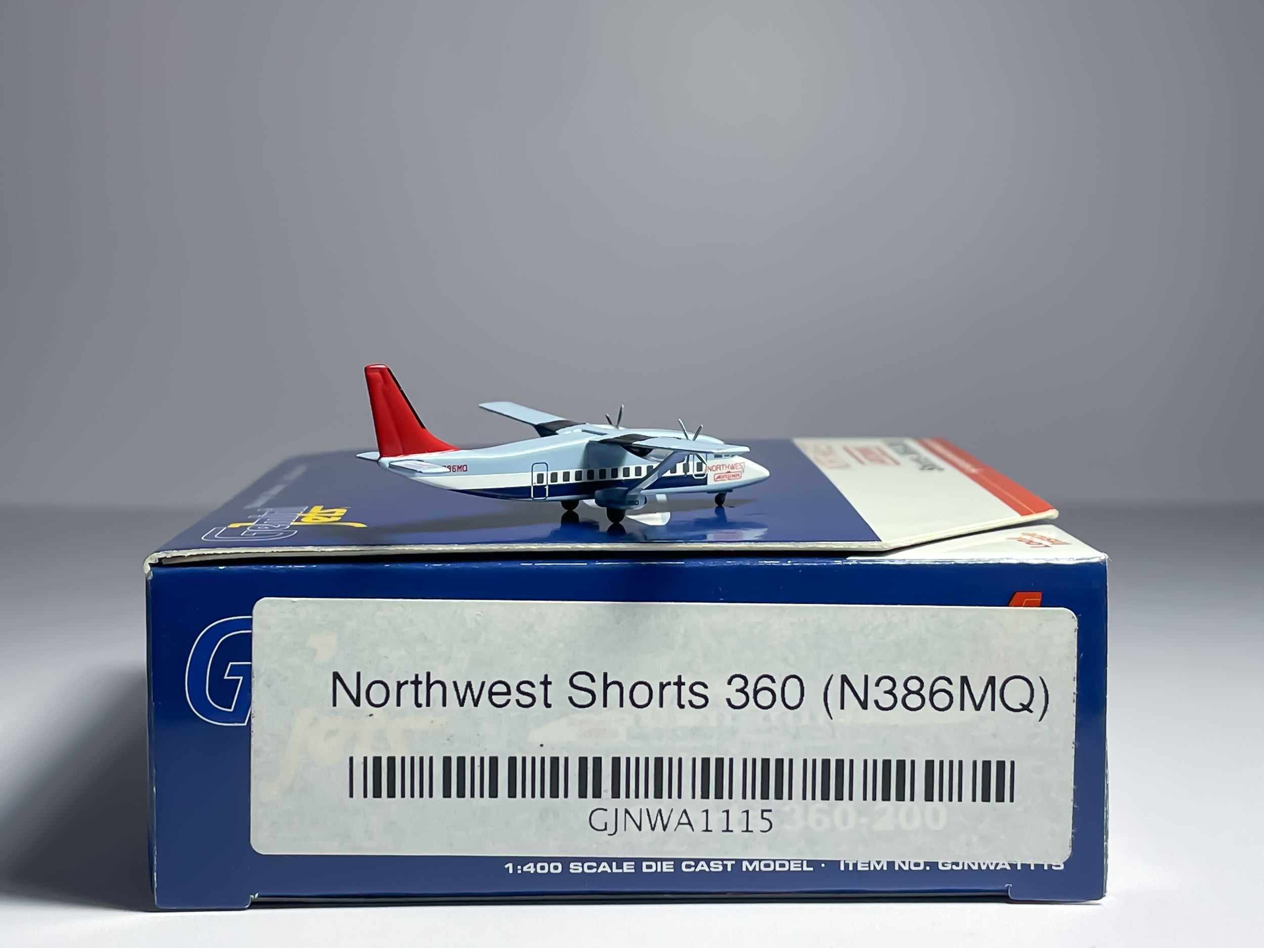 Northwest Airlink Shorts 360 1:400 Gemini Jets N386MQ (GJNWA1115)
