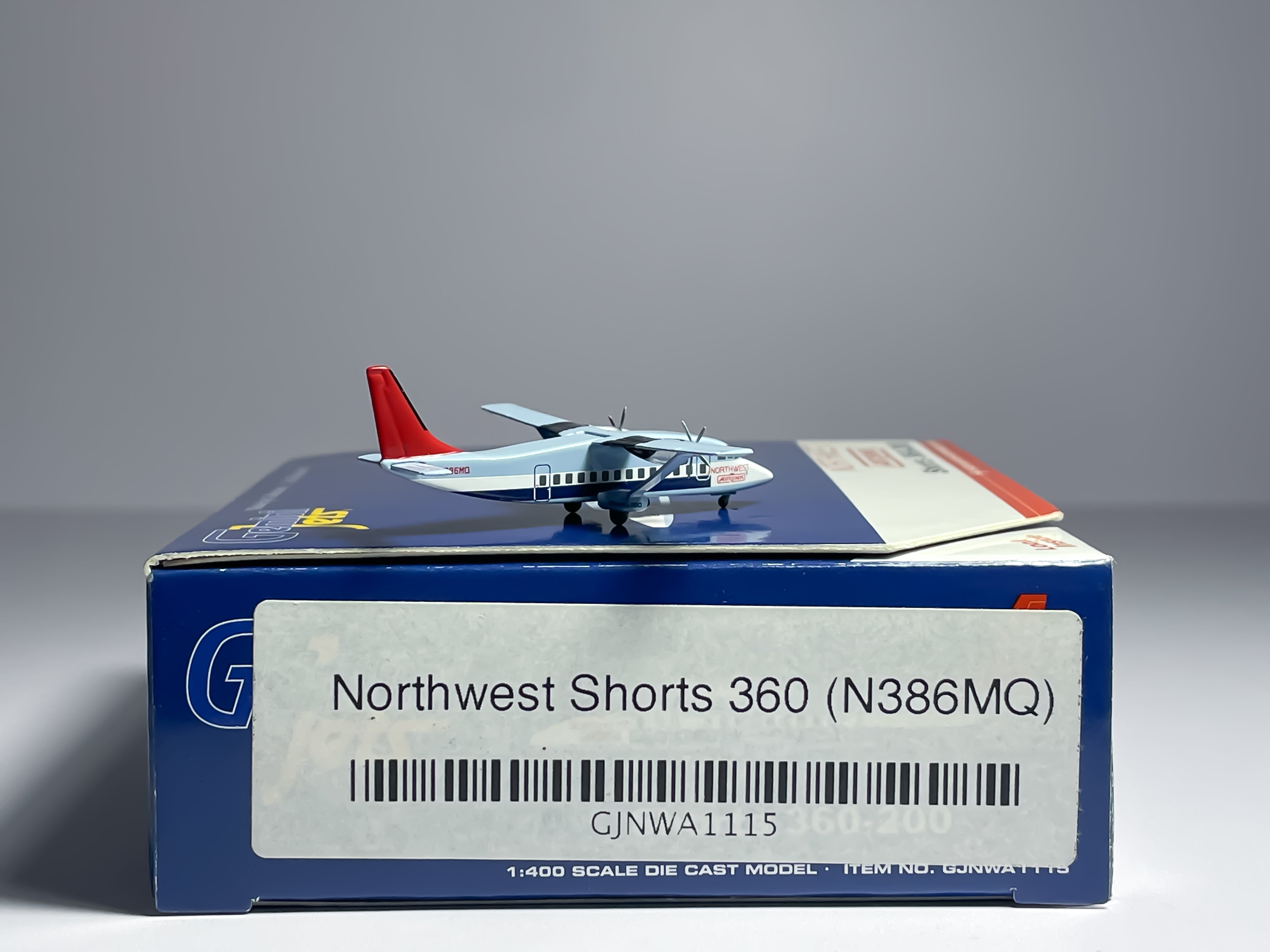 Northwest Airlink Shorts 360 1:400 Gemini Jets N386MQ (GJNWA1115)