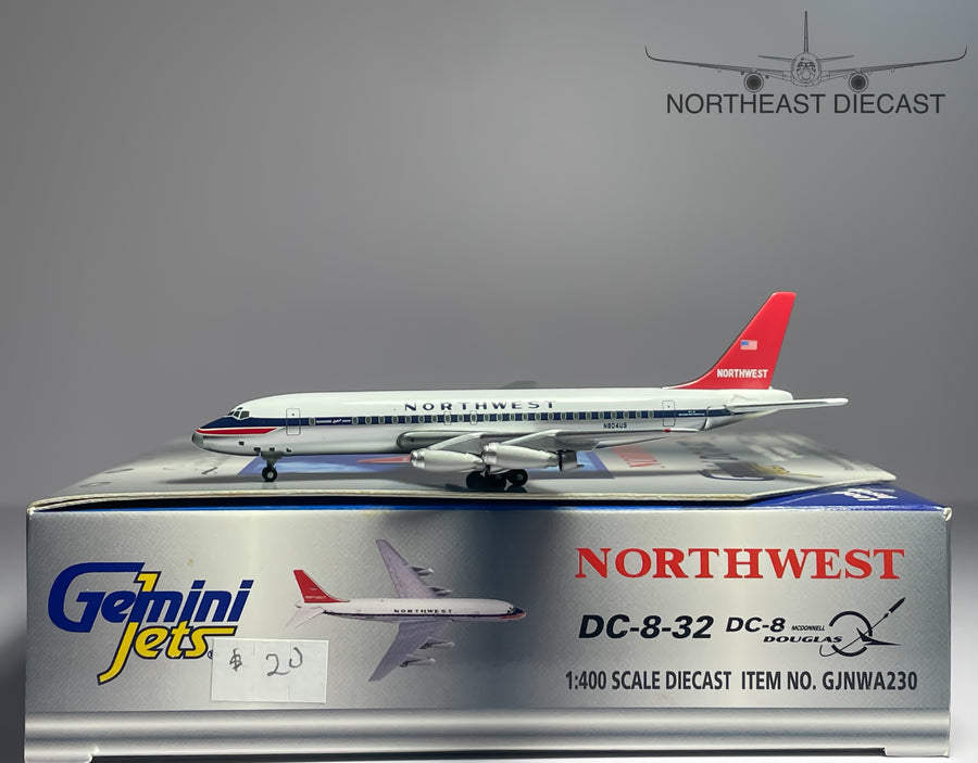 Northwest Airlines Douglas DC-8-30 1:400 Gemini Jets N804US (GJNWA230)