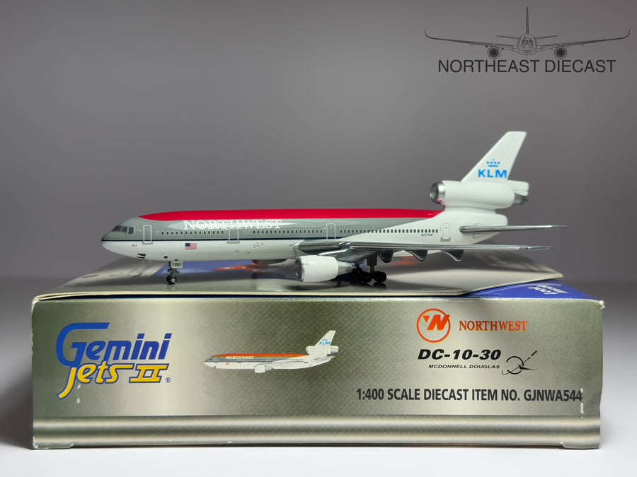 Northwest Airlines McDonnell Douglas DC-10-30 1:400 Gemini Jets N237NW (GJNWA544)