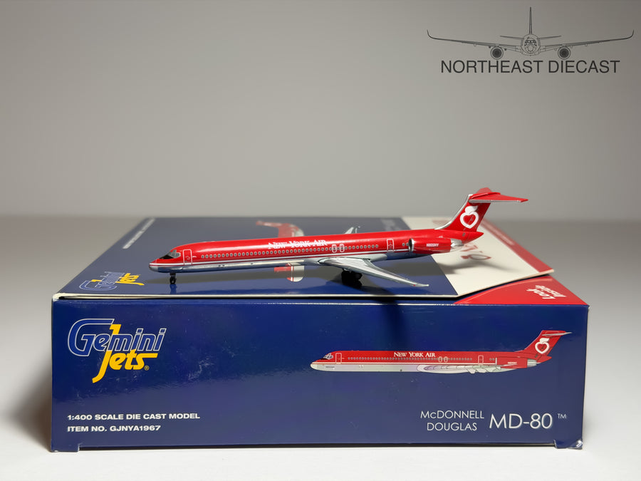 New York Air McDonnell Douglas MD-80 1:400 Gemini Jets N805NY (GJNYA1967)