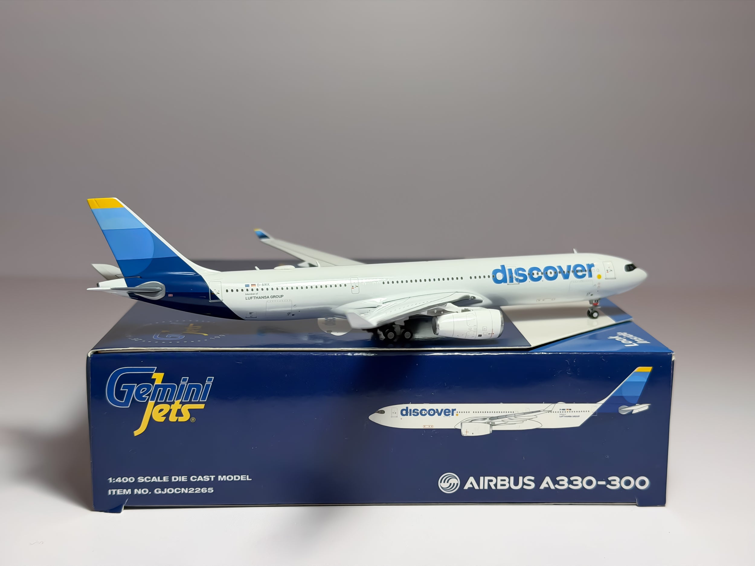Discover Airbus A330-300 1:400 Gemini Jets D-AIKK (GJOCN2265)