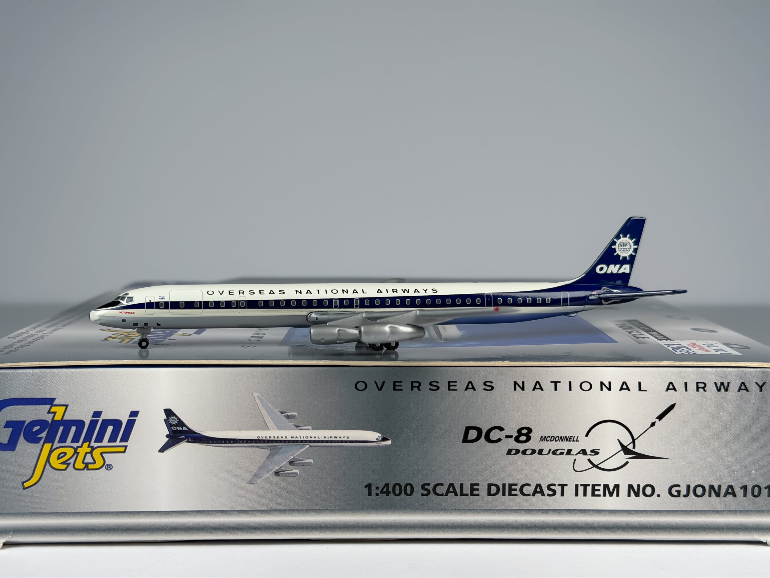 Overseas National Airways (ONA) Douglas DC-8-61 1:400 Gemini Jets N867F (GJONA101)