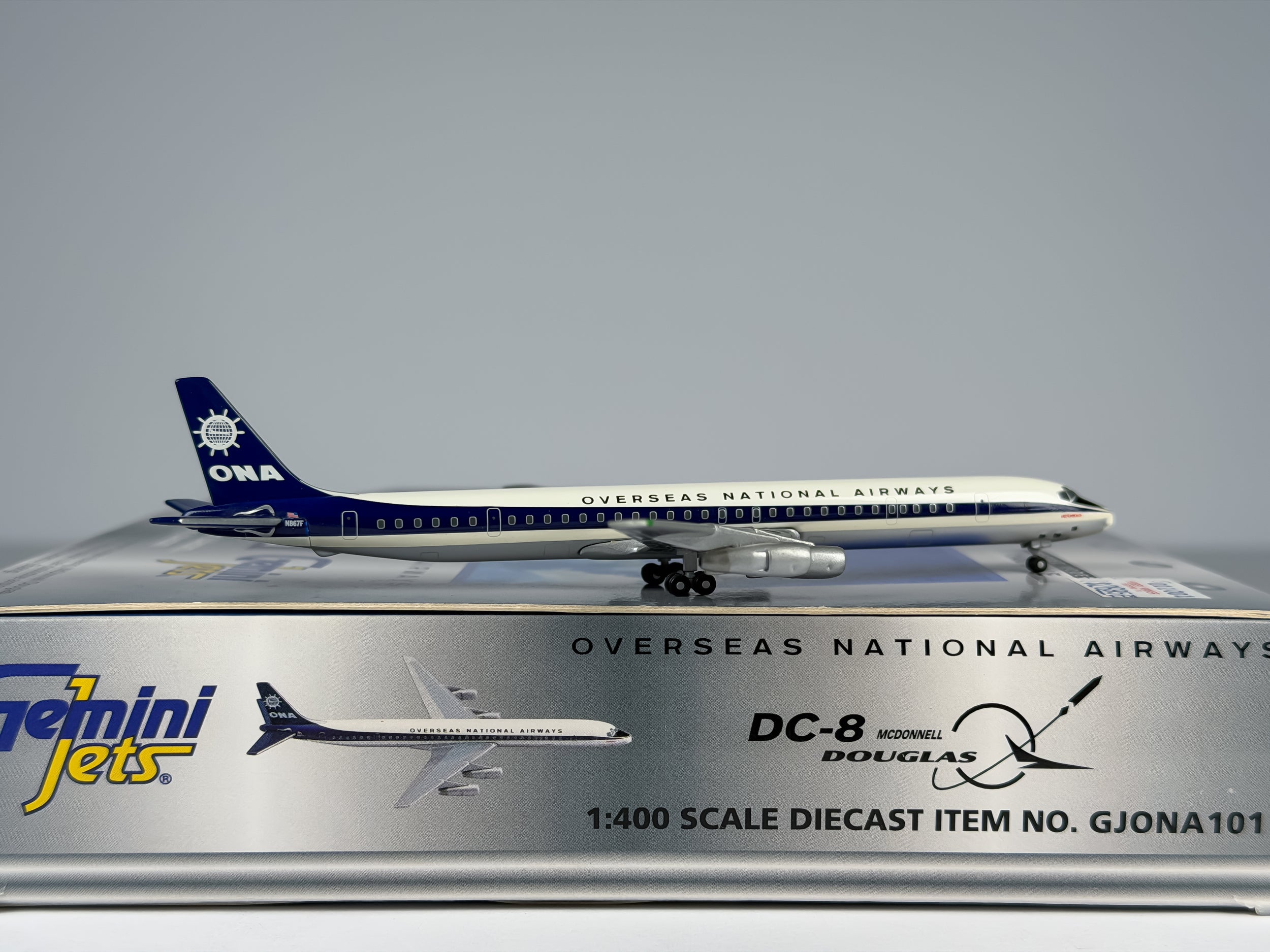 Overseas National Airways (ONA) Douglas DC-8-61 1:400 Gemini Jets N867F (GJONA101)