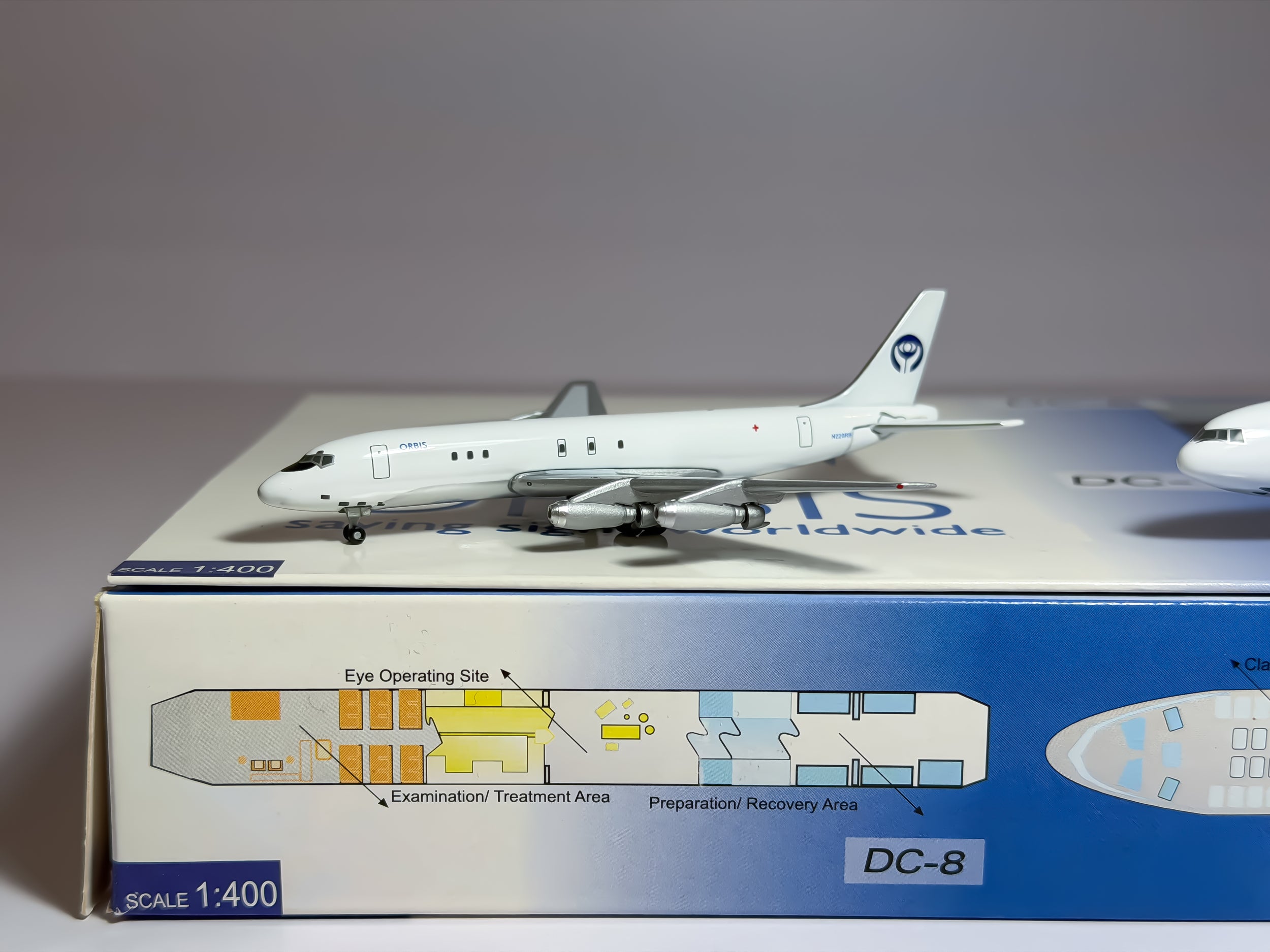 Orbis International Douglas DC-8 & DC-10 1:400 Dragon Wings N220RB & N220AU (GJORB238)