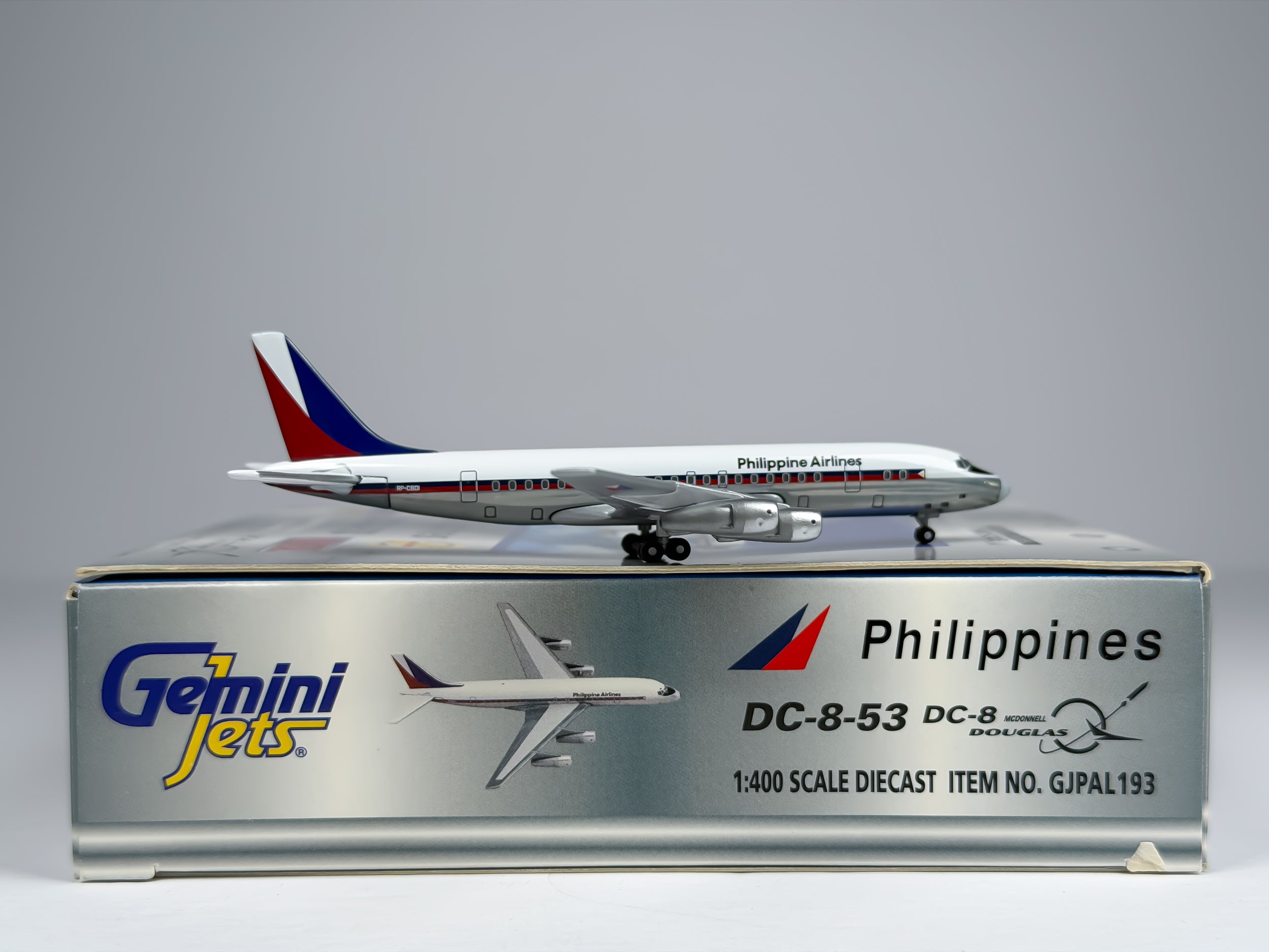 Philippine Airlines Douglas DC-8-50 1:400 Gemini Jets RP-C801 (GJPAL193)