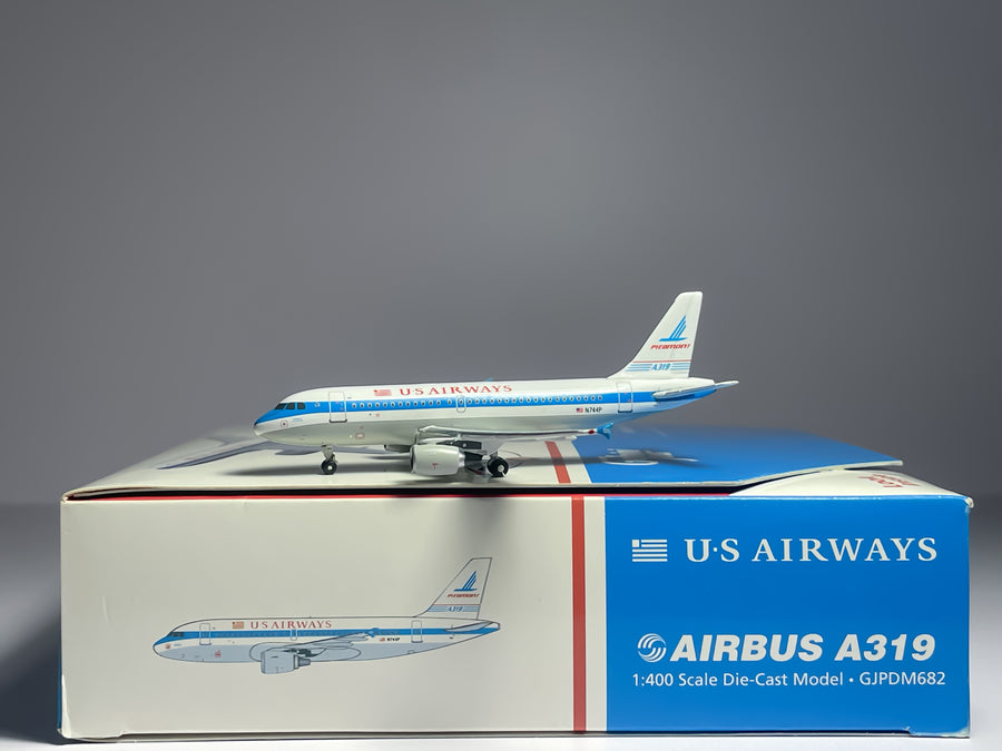 U.S Airways Airbus A319 1:400 Gemini Jets N744P (GJPDM682)