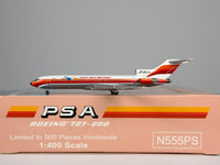 Pacific Southwest Airlines (PSA) Boeing 727-200 1:400 Gemini Jets N555PS (GJPSAN555PS)