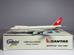 Qantas Airways Boeing 747-200 1:400 Gemini Jets VH-EBA (GJQFA066)