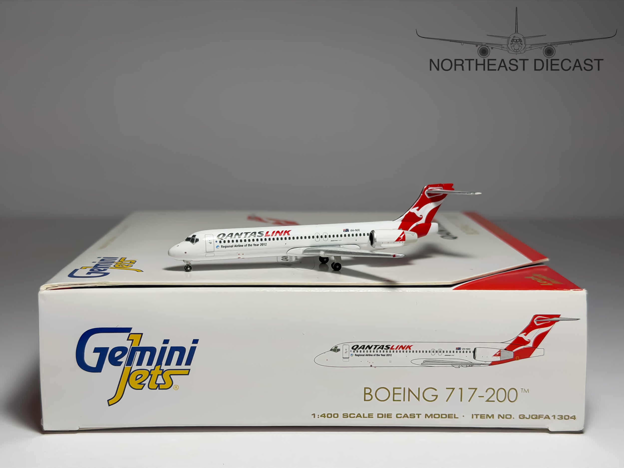 Qantas Link Boeing 717-200 1:400 Gemini Jets VH-NXI (GJQFA1304)
