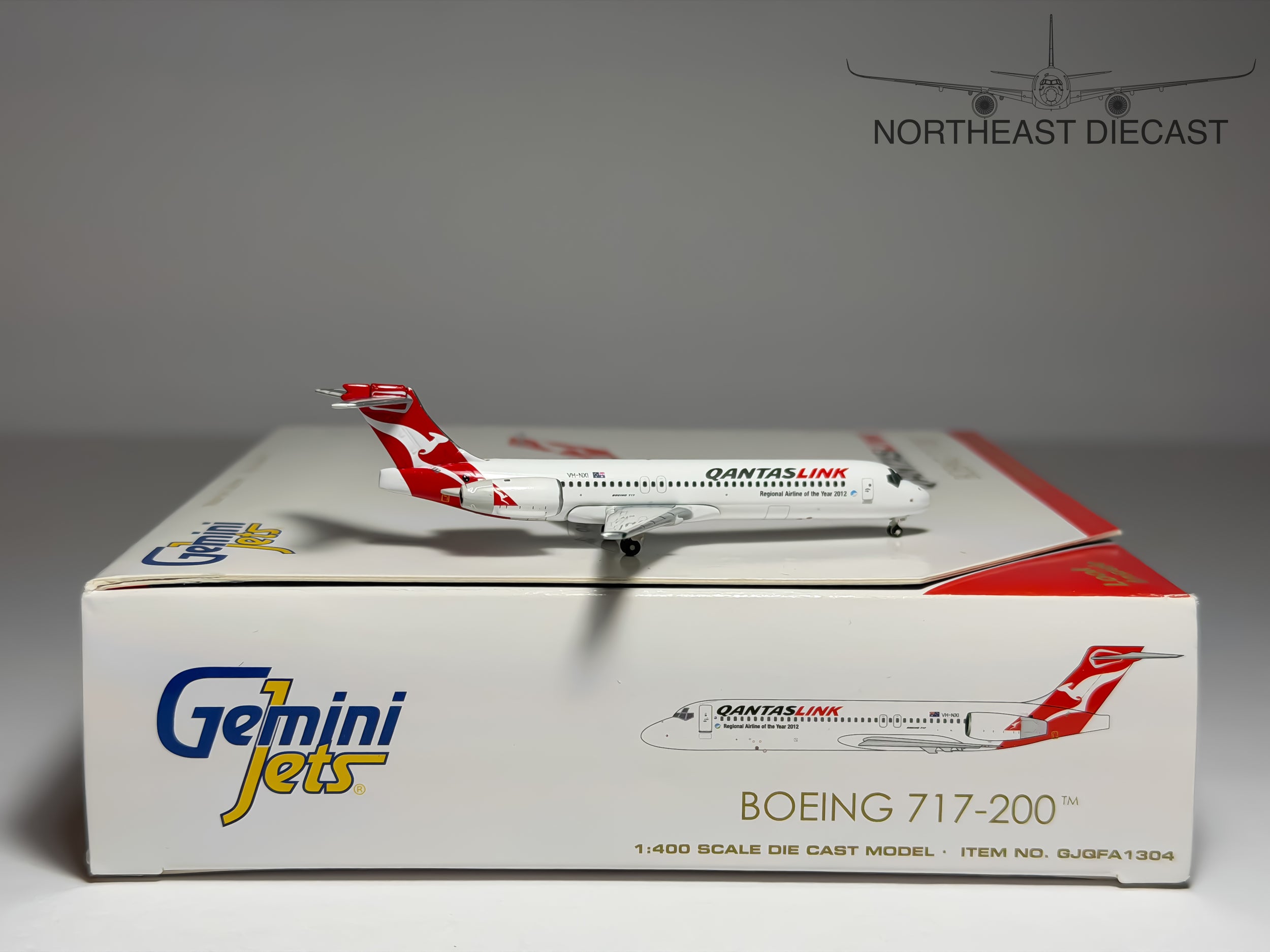 Qantas Link Boeing 717-200 1:400 Gemini Jets VH-NXI (GJQFA1304)