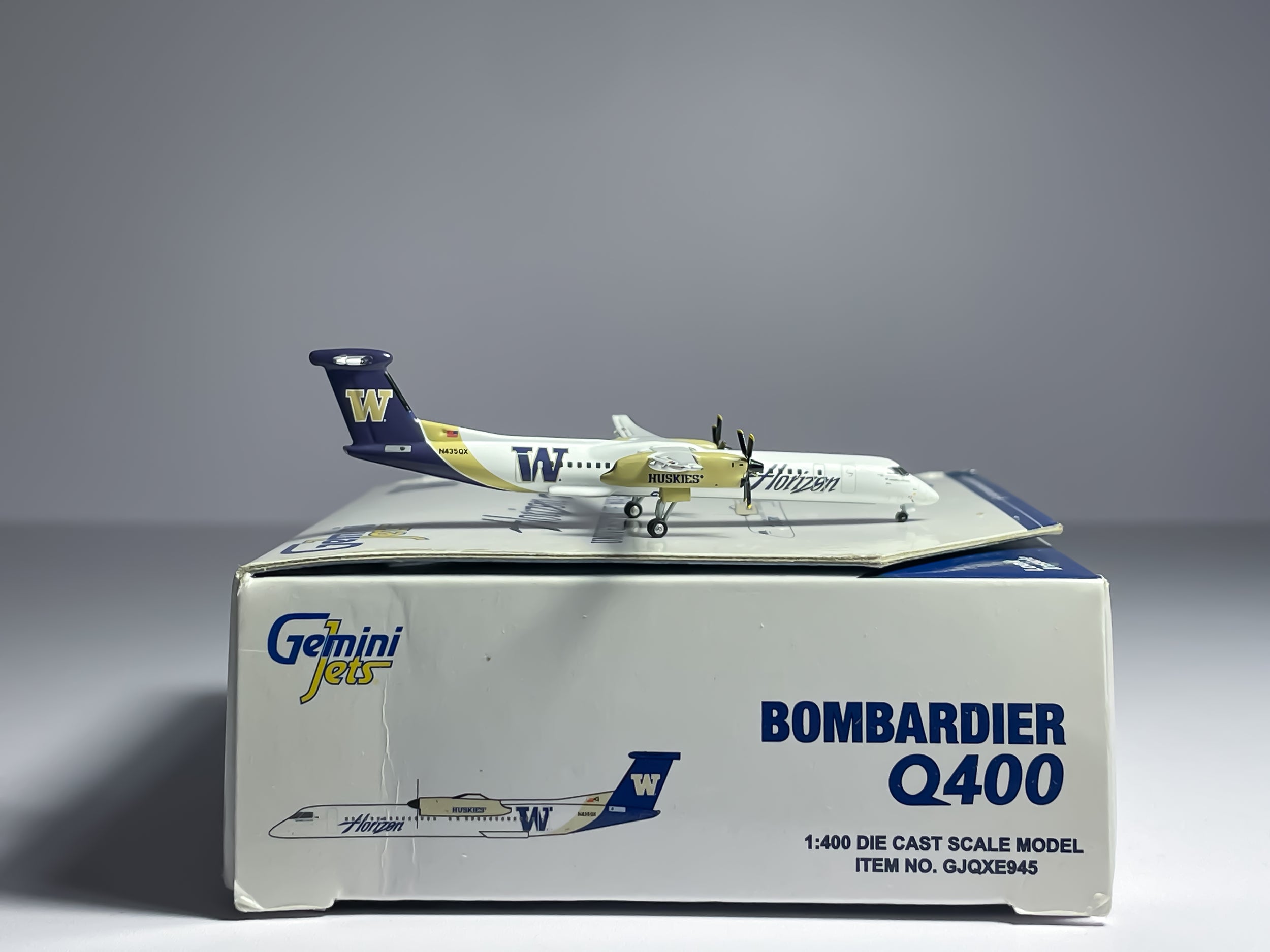 Horizon Air De Havilland Q400 1:400 Gemini Jets N435QX (GJQXE945)