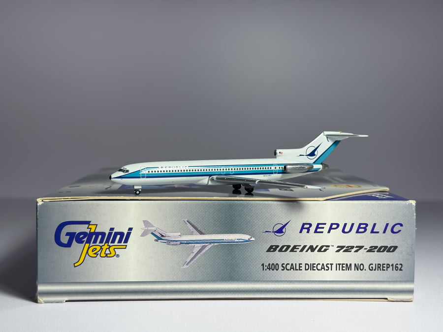 Republic Airlines Boeing 727-200 1:400 Gemini Jets N721RC (GJREP162)