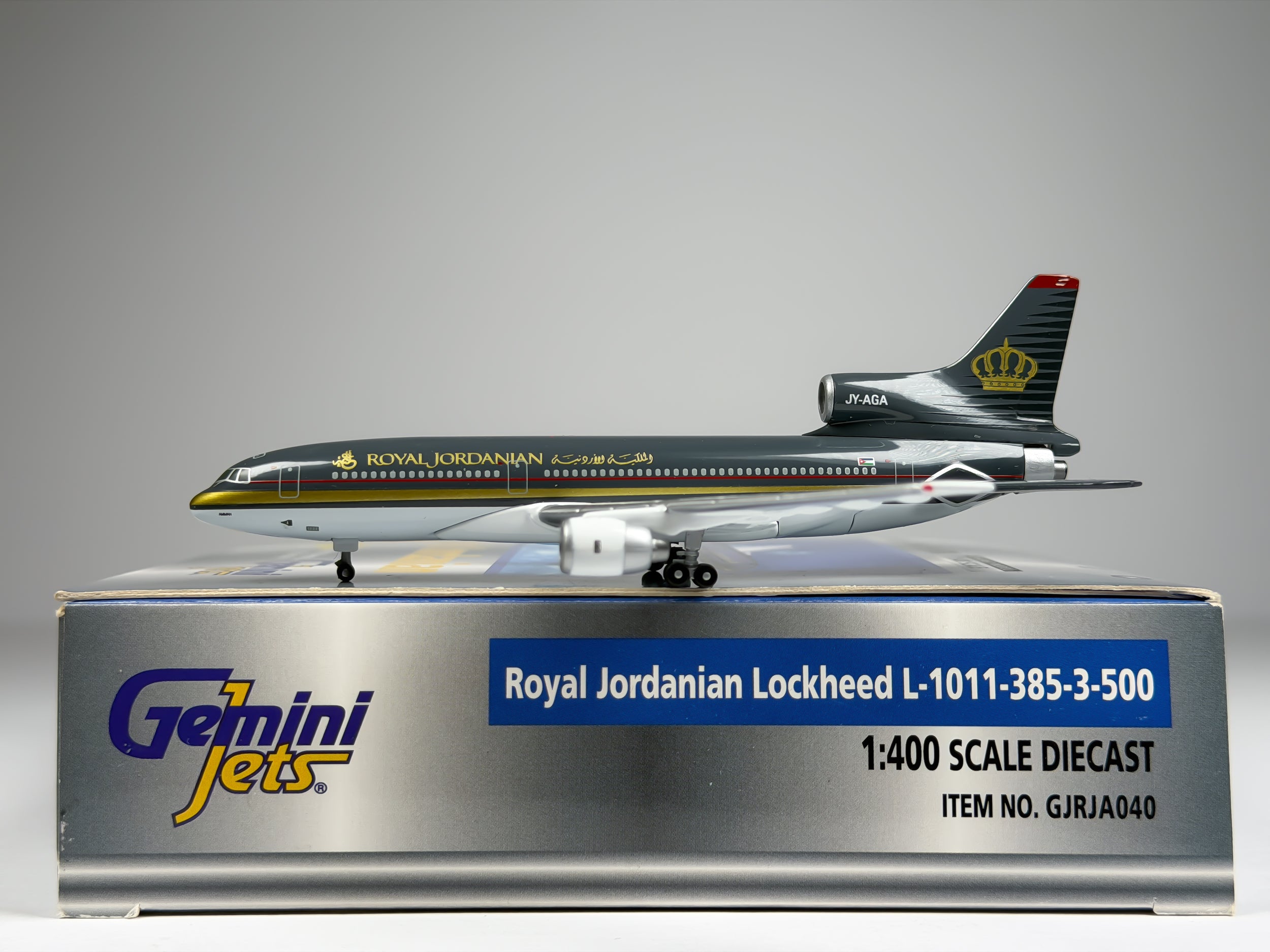 Royal Jordanian Lockheed L-1011 1:400 Gemini Jets JY-AGA (GJRJA040)