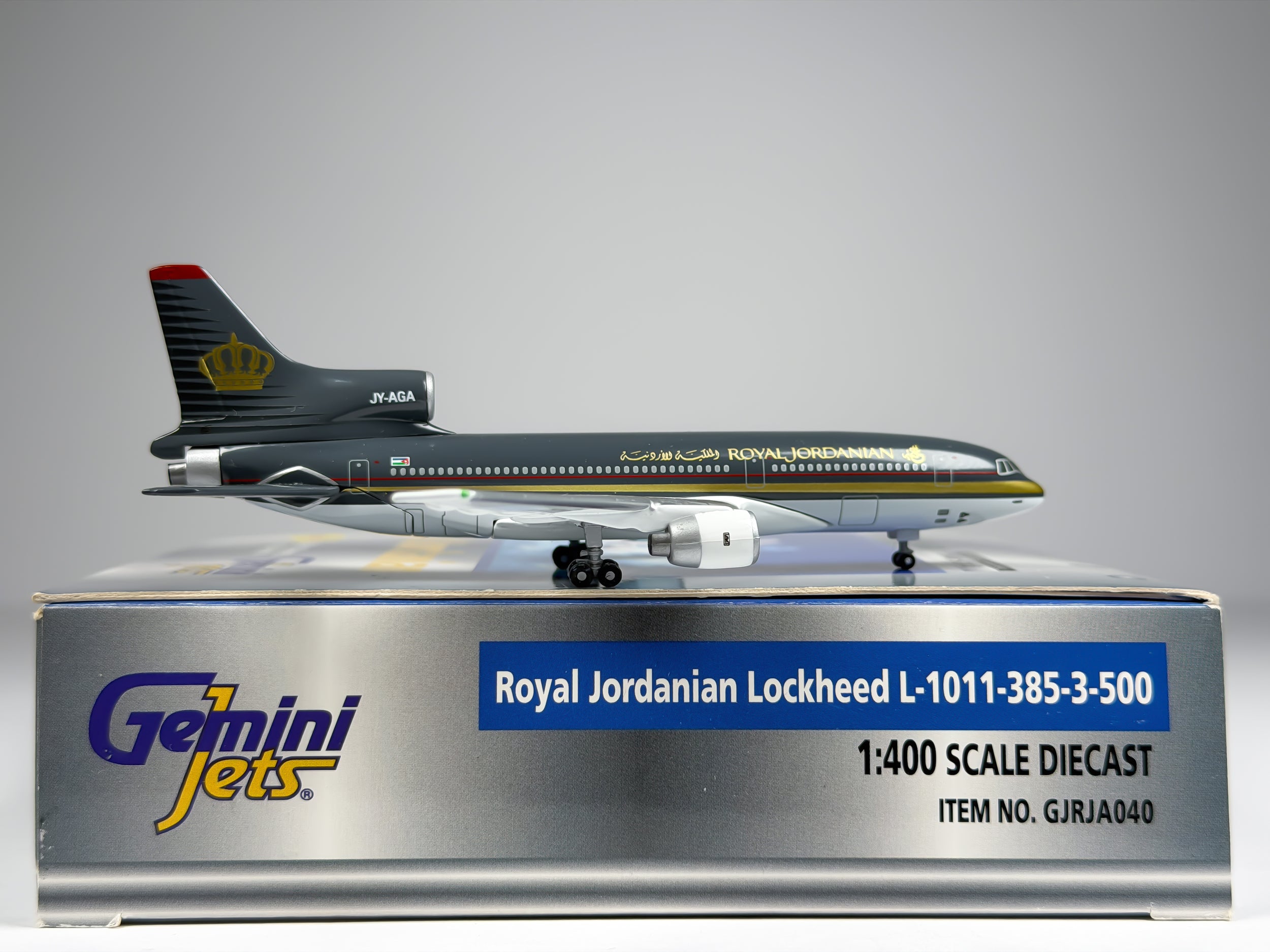 Royal Jordanian Lockheed L-1011 1:400 Gemini Jets JY-AGA (GJRJA040)